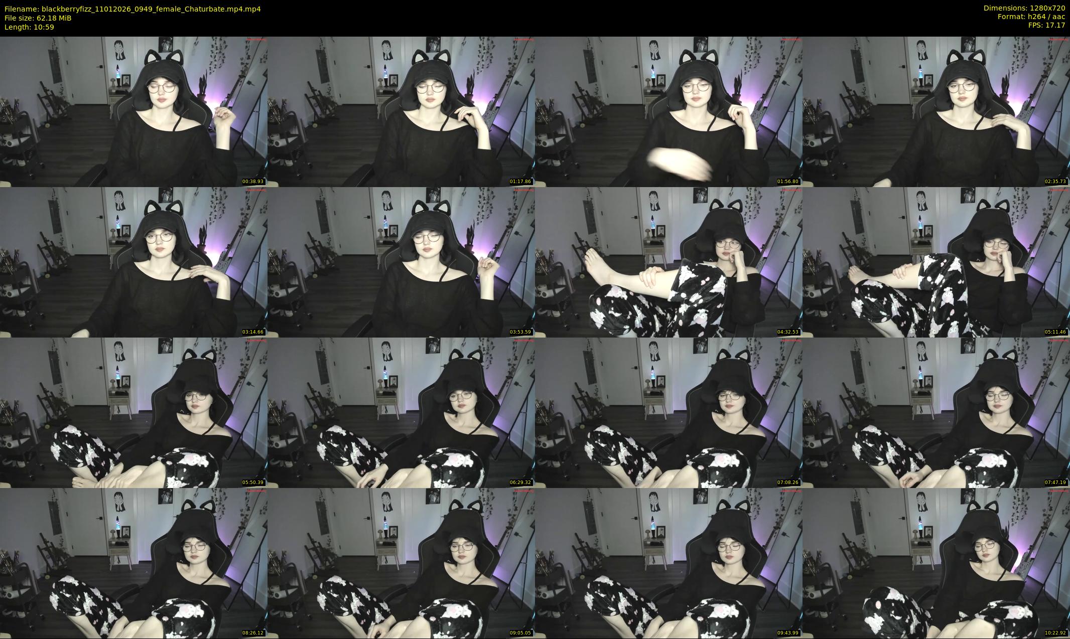 blackberryfizz — 11 minute Chaturbate female cam show recording, 720p, Jan 11, 2026