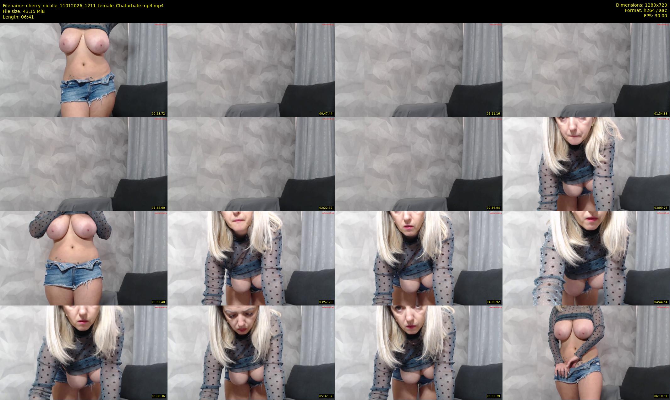 cherry_nicolle — 7 minute Chaturbate female cam show recording, 720p, Jan 11, 2026