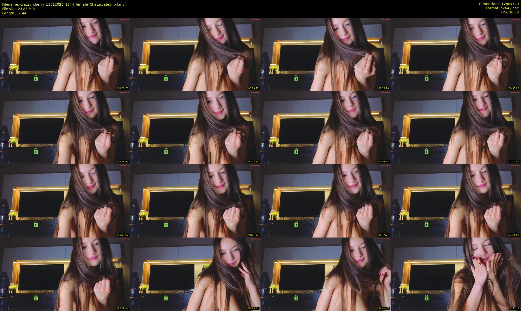crazzy_cherry — 3 minute Chaturbate female cam show recording, 720p, Jan 11, 2026
