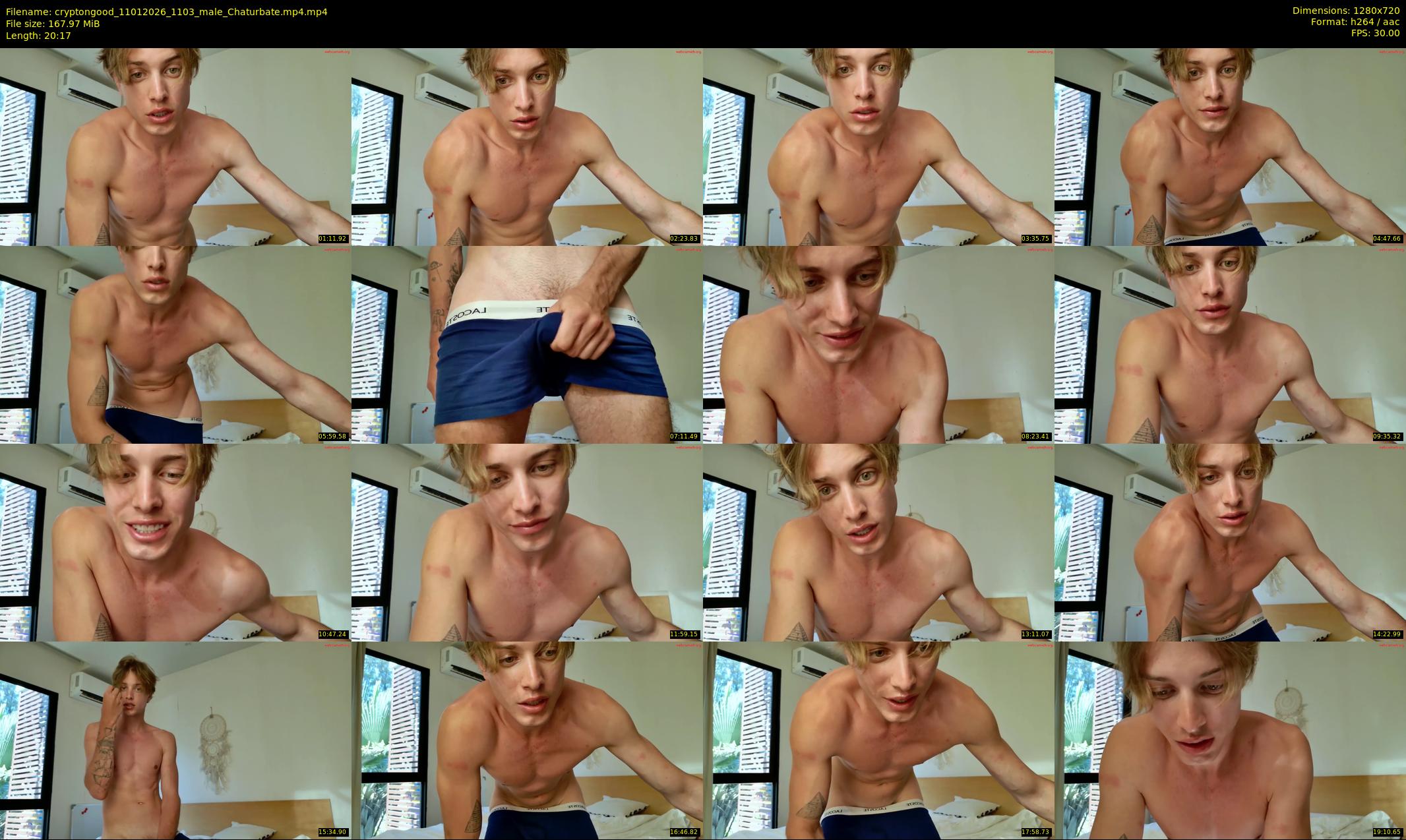 cryptongood — 21 minute Chaturbate male cam show recording, 720p, Jan 11, 2026