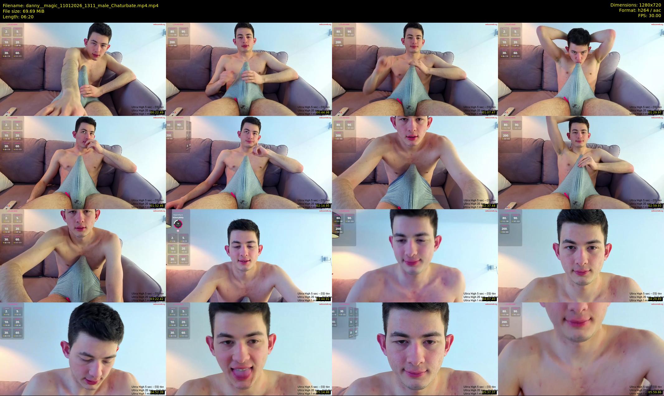 danny__magic — 7 minute Chaturbate male cam show recording, 720p, Jan 11, 2026