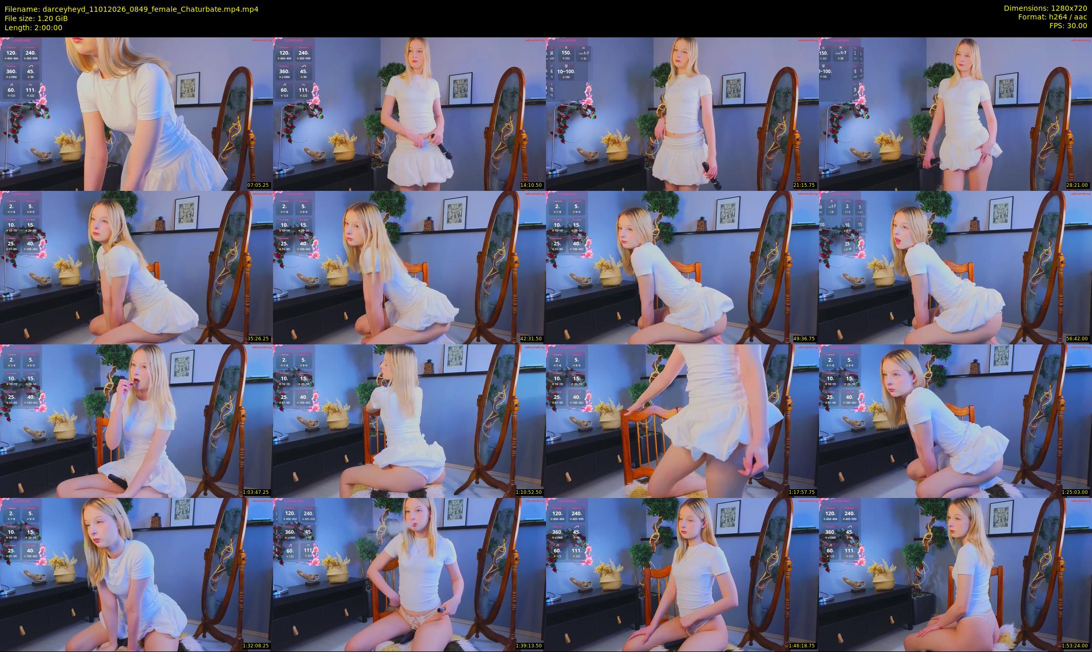 darceyheyd — 120 minute Chaturbate female cam show recording, 720p, Jan 11, 2026
