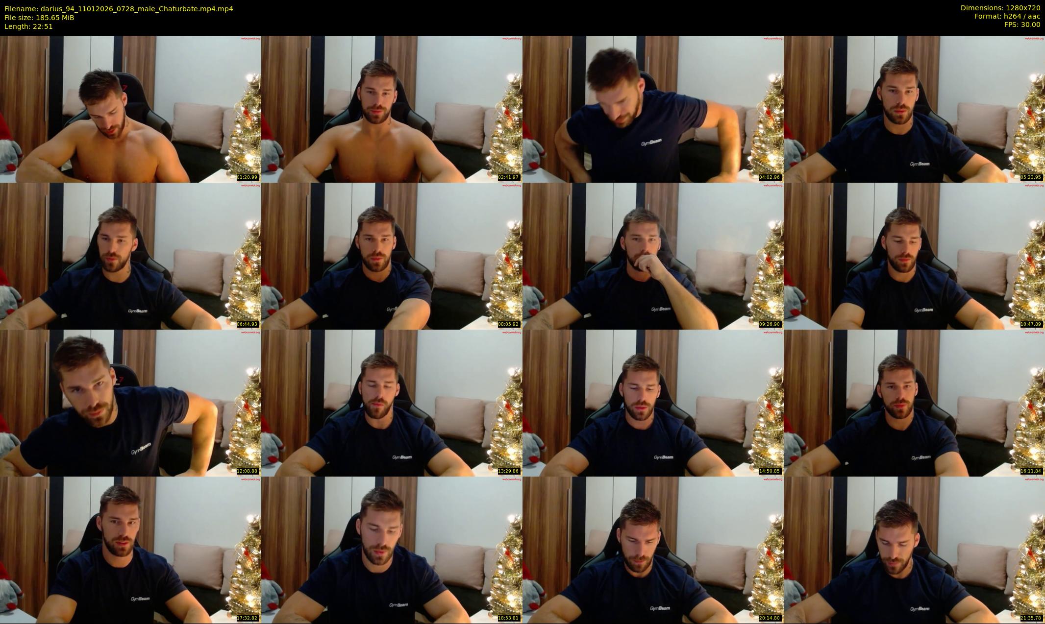 darius_94 — 23 minute Chaturbate male cam show recording, 720p, Jan 11, 2026