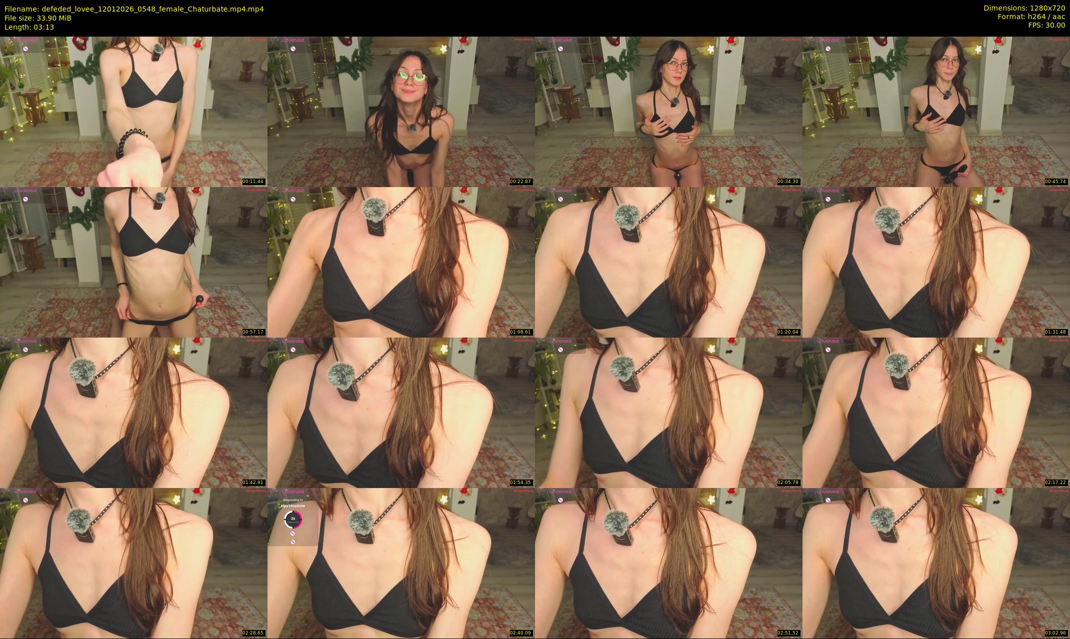 defeded_lovee — 4 minute Chaturbate female cam show recording, 720p, Jan 12, 2026