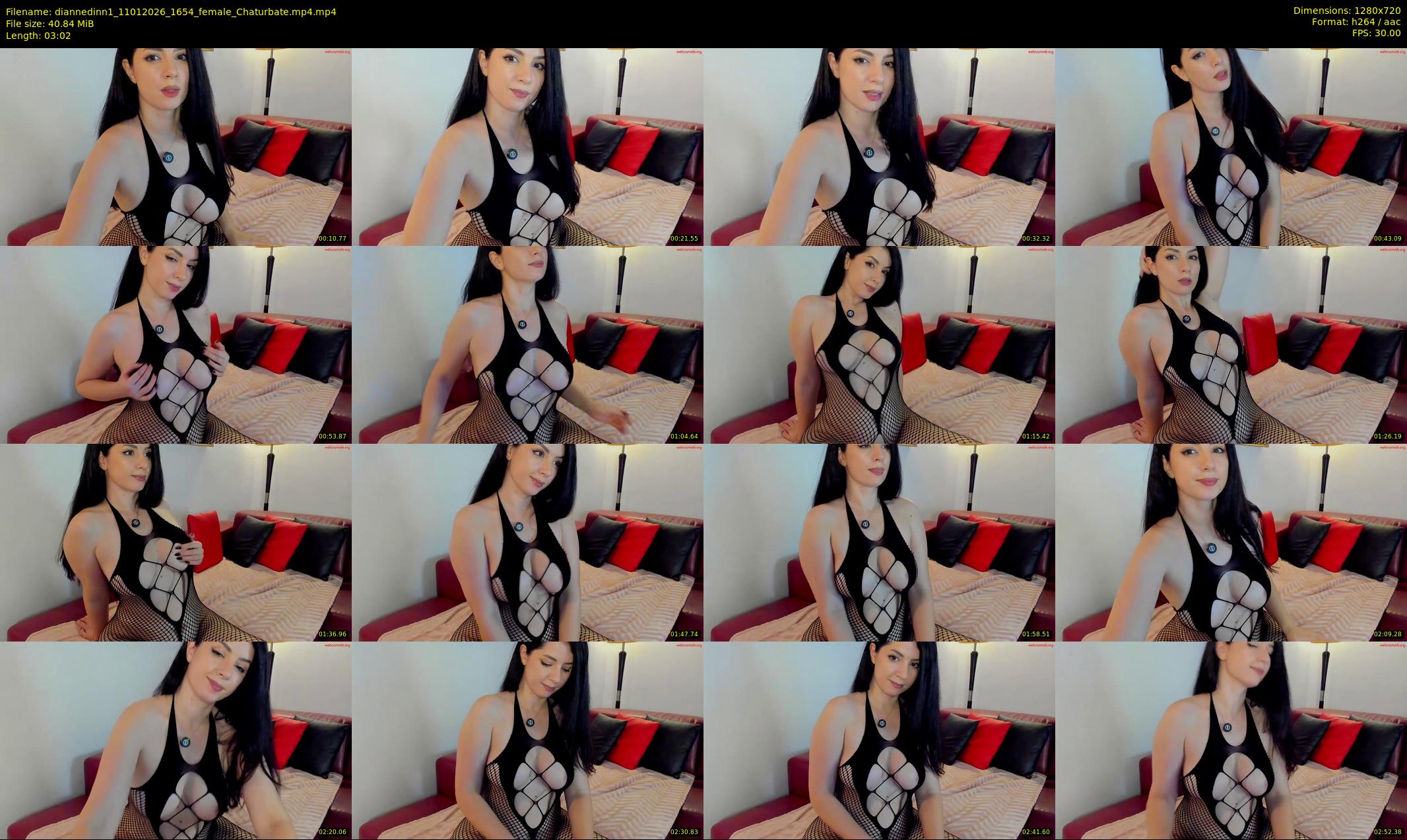 diannedinn1 — 4 minute Chaturbate female cam show recording, 720p, Jan 11, 2026