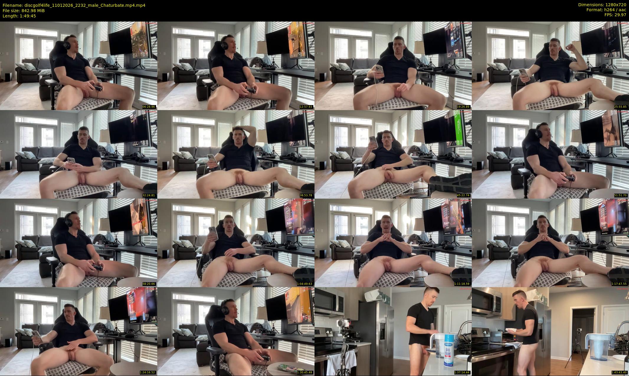 discgolf4life — 110 minute Chaturbate male cam show recording, 720p, Jan 11, 2026