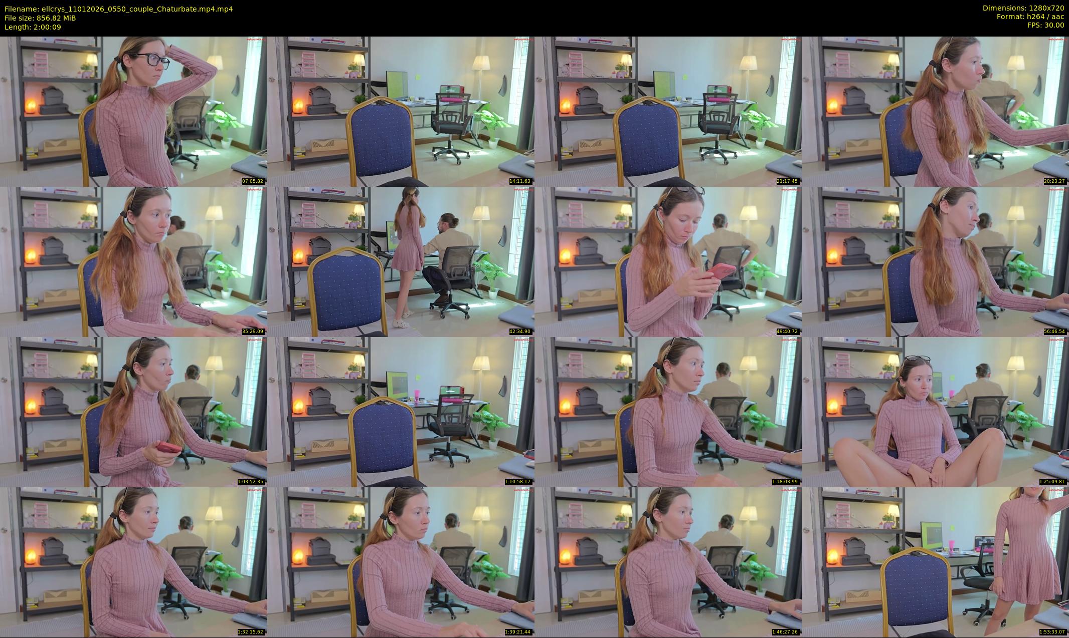 ellcrys — 121 minute Chaturbate couple cam show recording, 720p, Jan 11, 2026