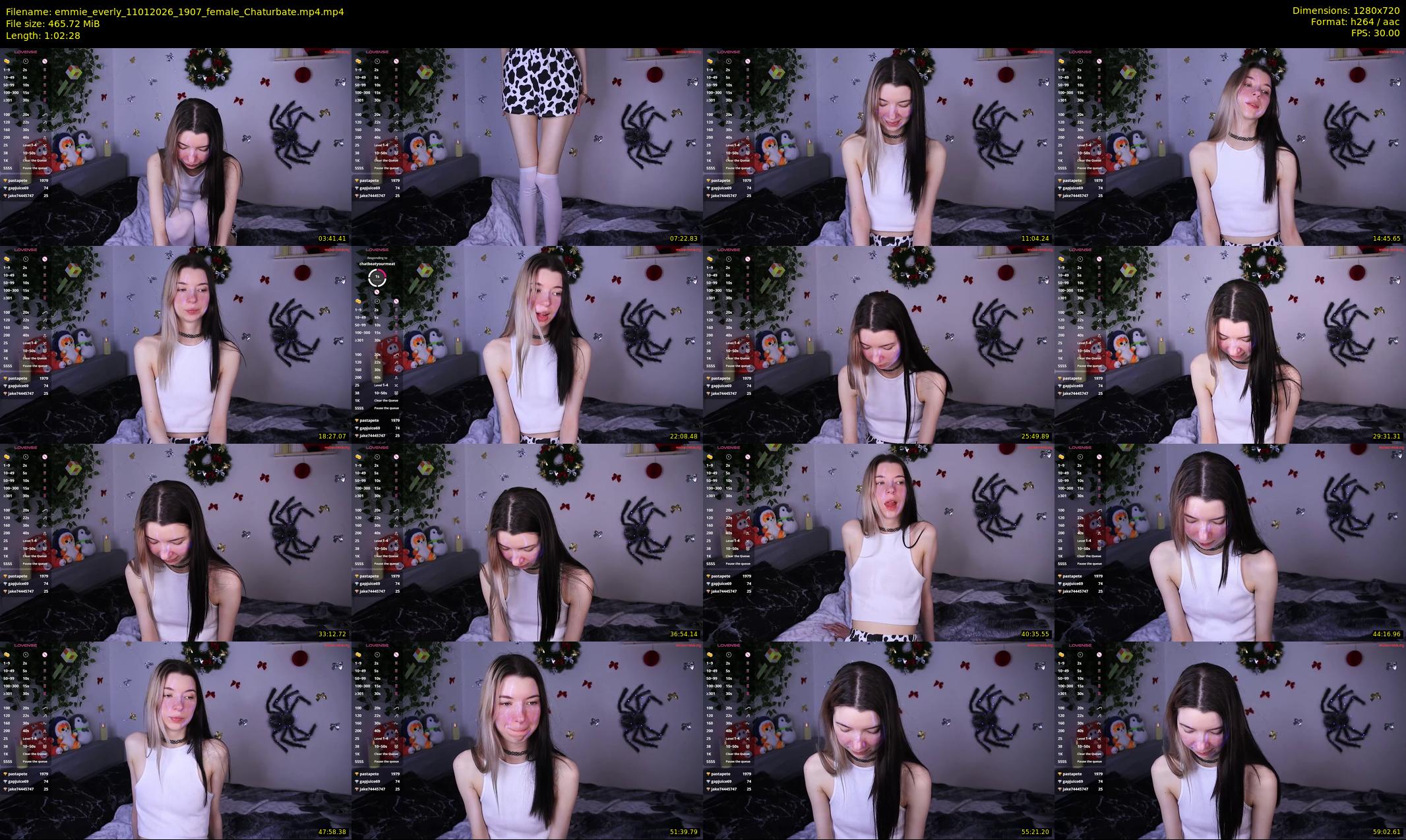 emmie_everly — 63 minute Chaturbate female cam show recording, 720p, Jan 11, 2026