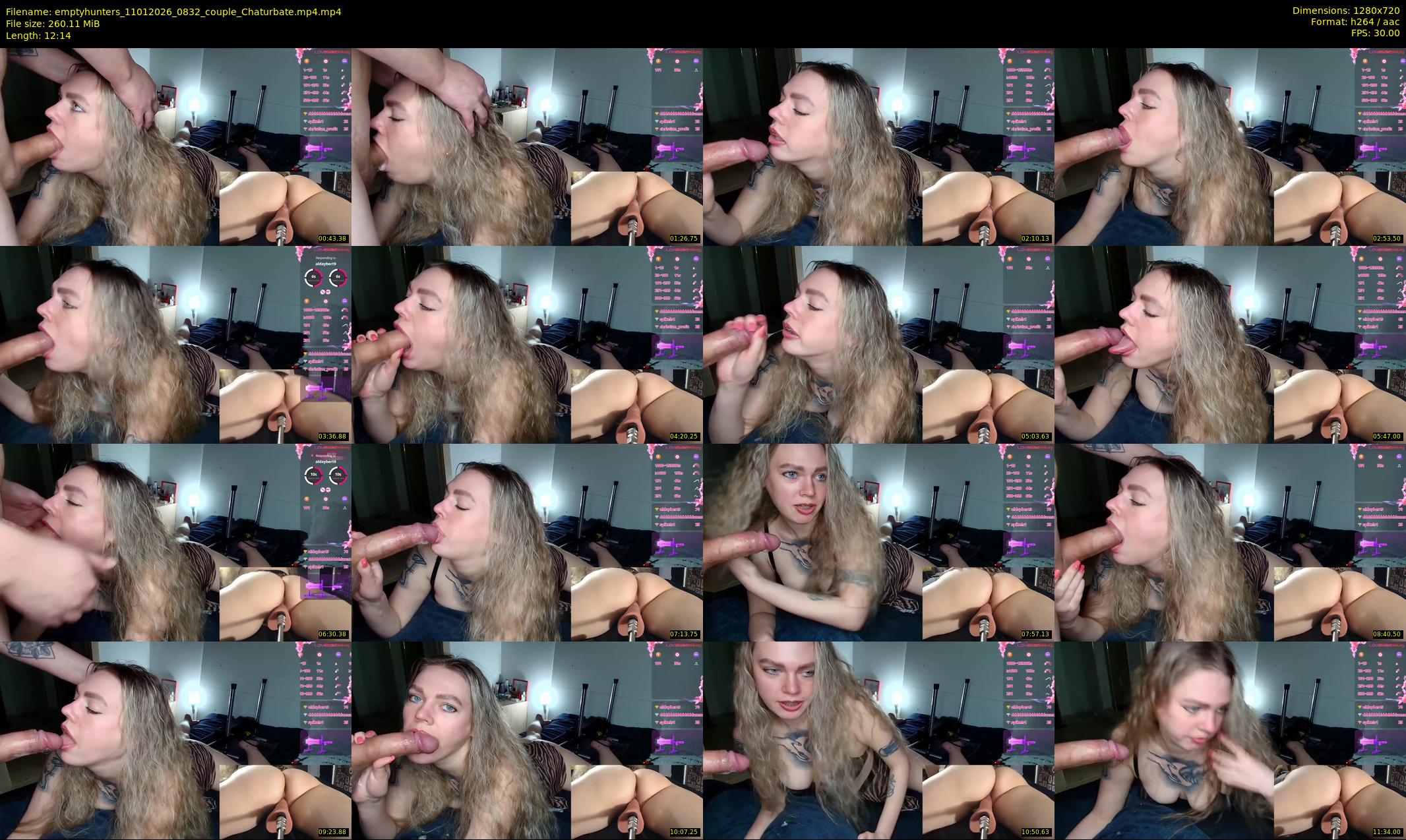 emptyhunters — 13 minute Chaturbate couple cam show recording, 720p, Jan 11, 2026