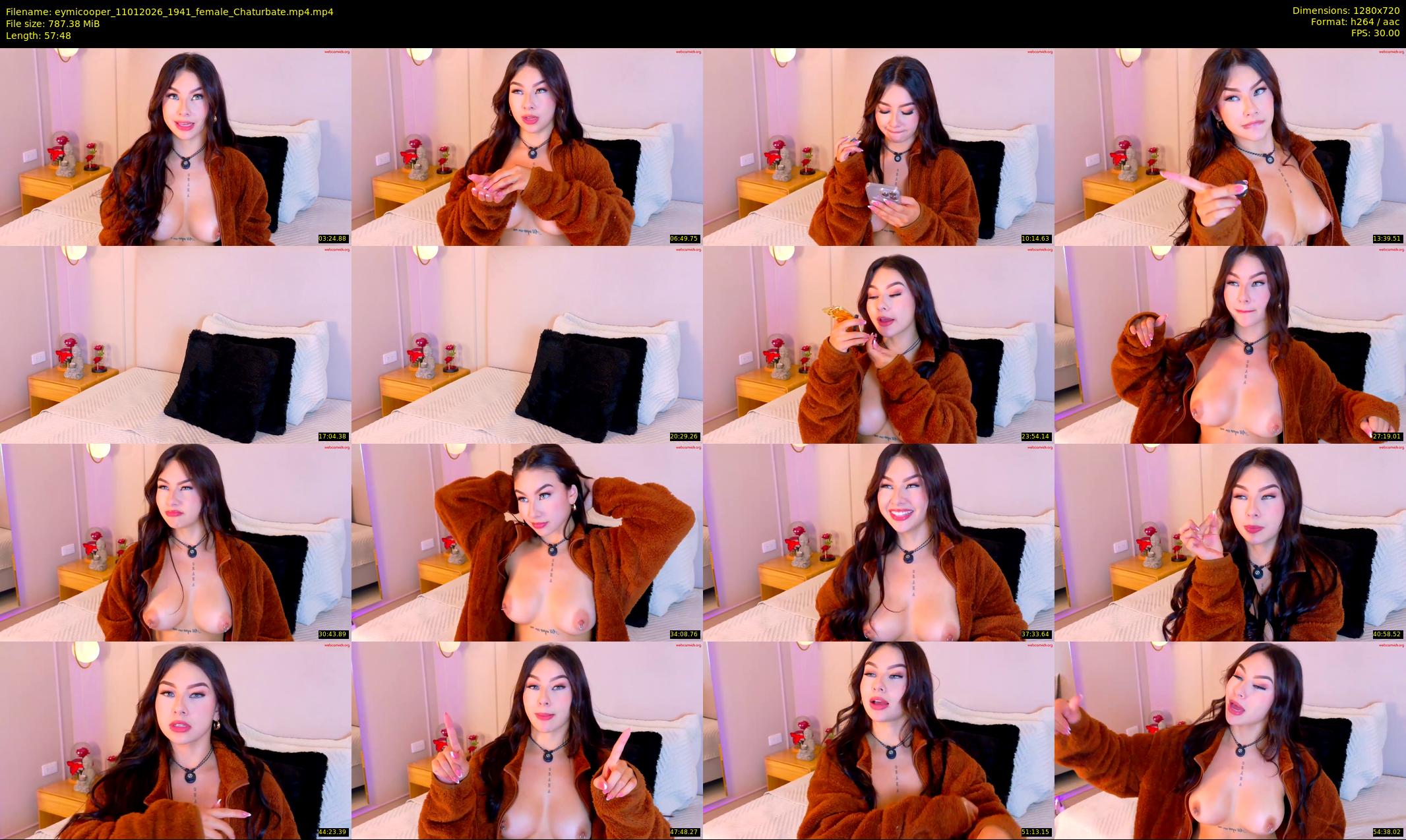 eymicooper — 58 minute Chaturbate female cam show recording, 720p, Jan 11, 2026