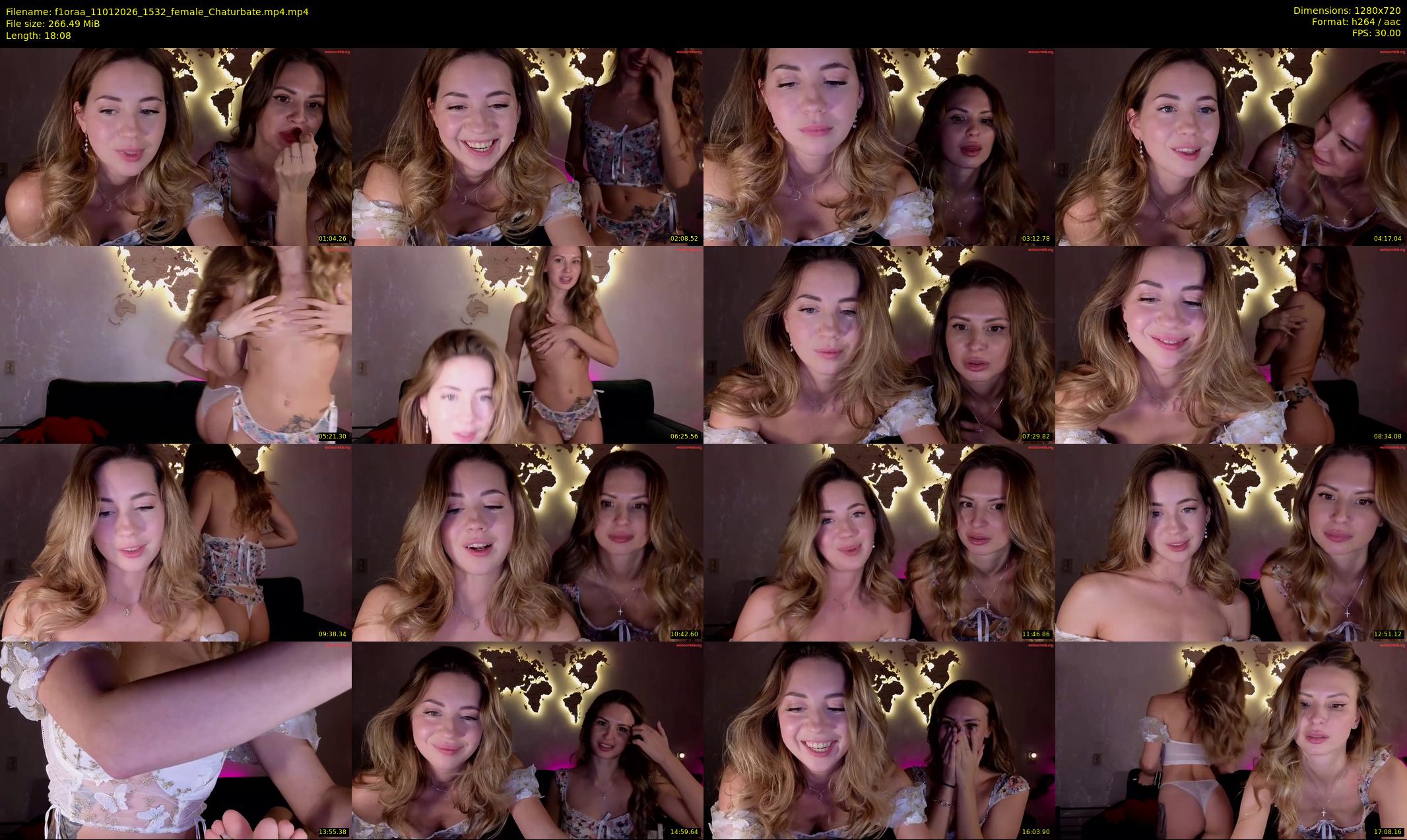f1oraa — 19 minute Chaturbate female cam show recording, 720p, Jan 11, 2026