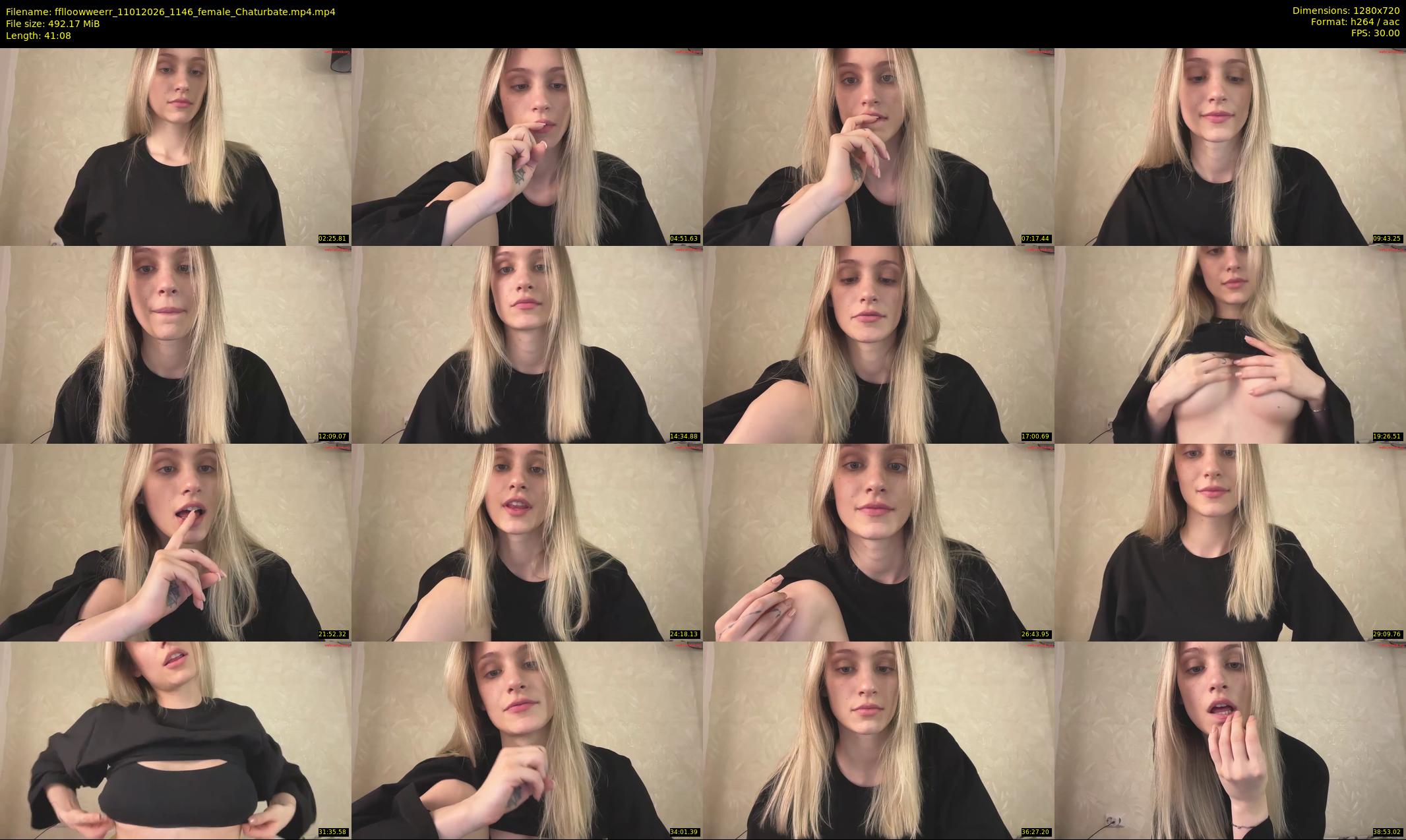 fflloowweerr — 42 minute Chaturbate couple cam show recording, 720p, Jan 11, 2026