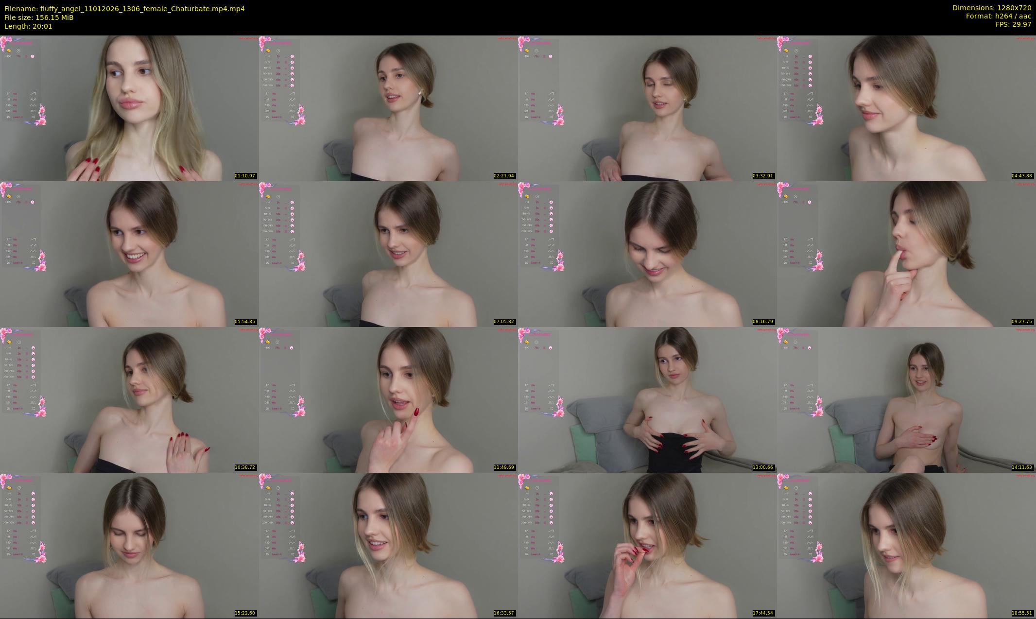fluffy_angel — 21 minute Chaturbate female cam show recording, 720p, Jan 11, 2026