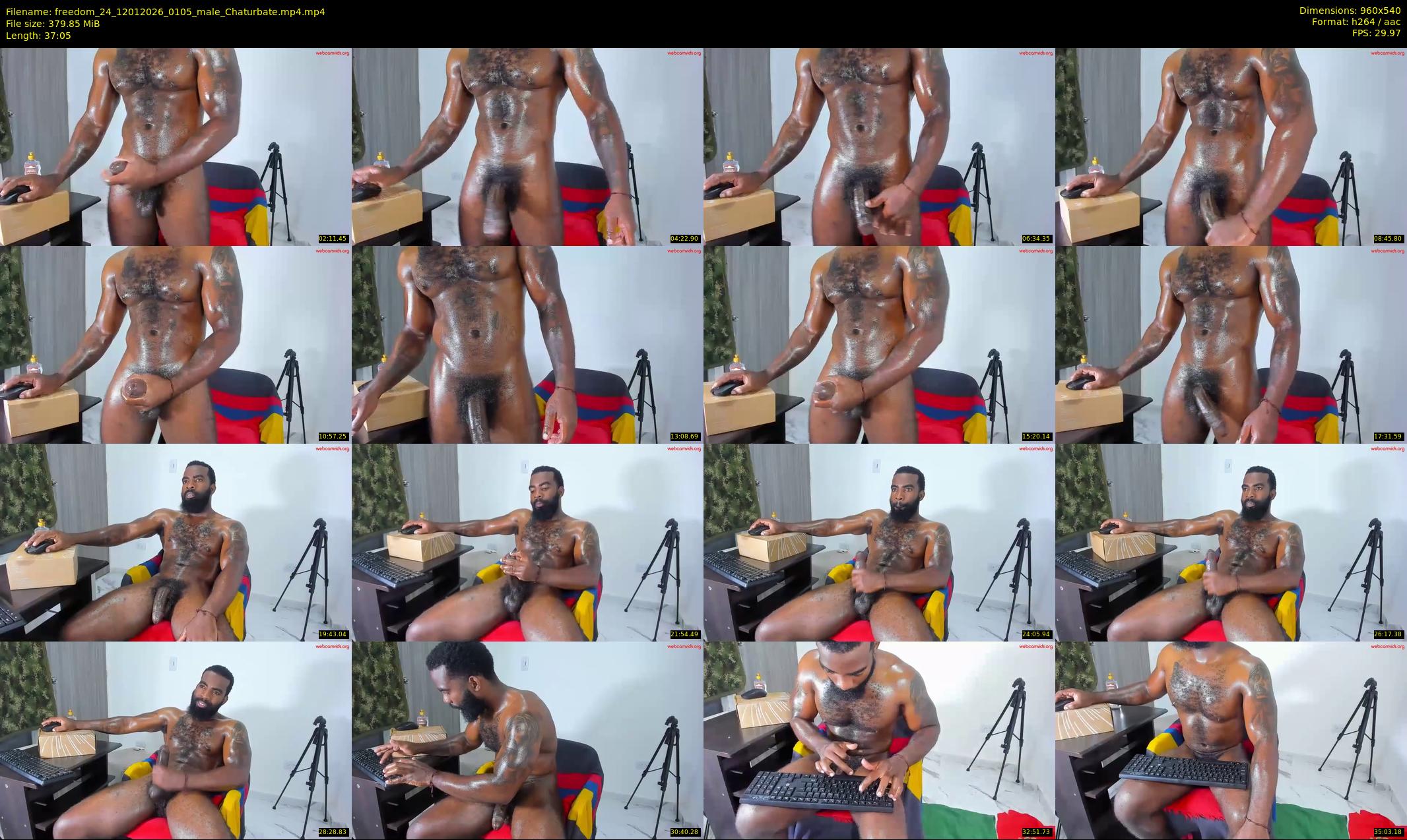 freedom_24 — 38 minute Chaturbate male cam show recording, 480p, Jan 12, 2026