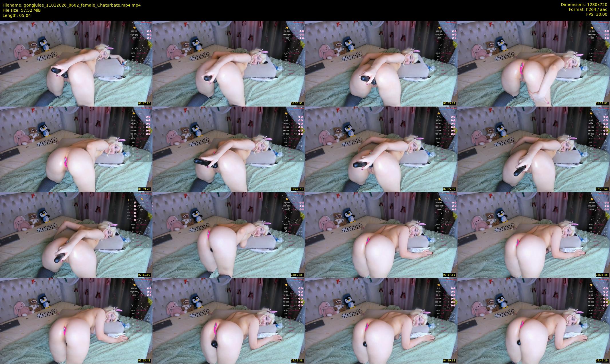 gongjulee — 6 minute Chaturbate female cam show recording, 720p, Jan 11, 2026