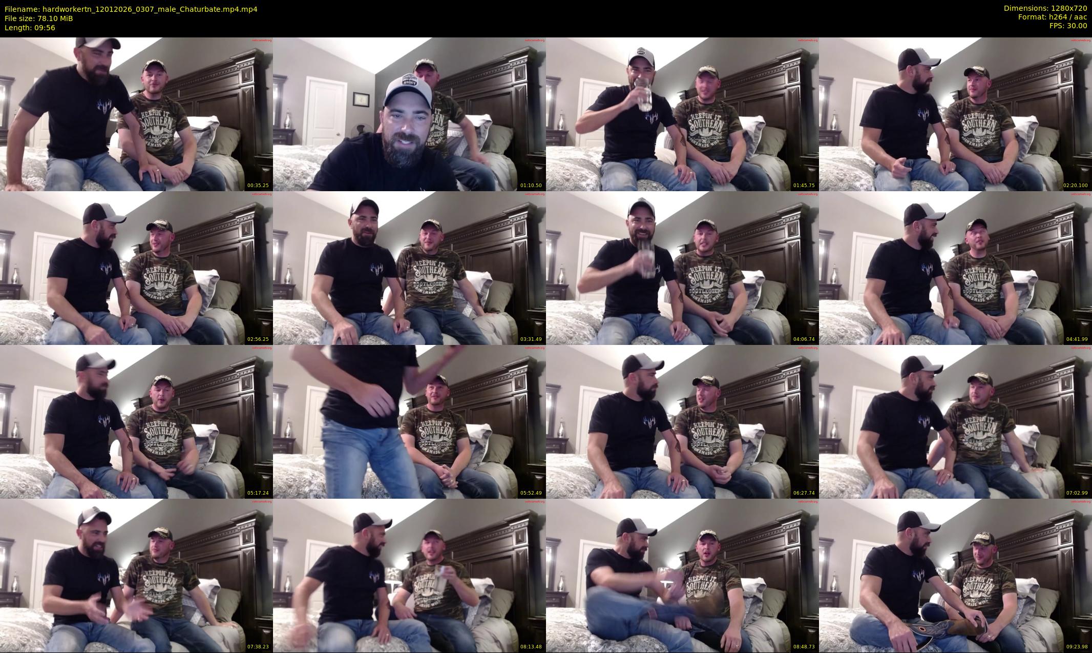 hardworkertn — 10 minute Chaturbate male cam show recording, 720p, Jan 12, 2026