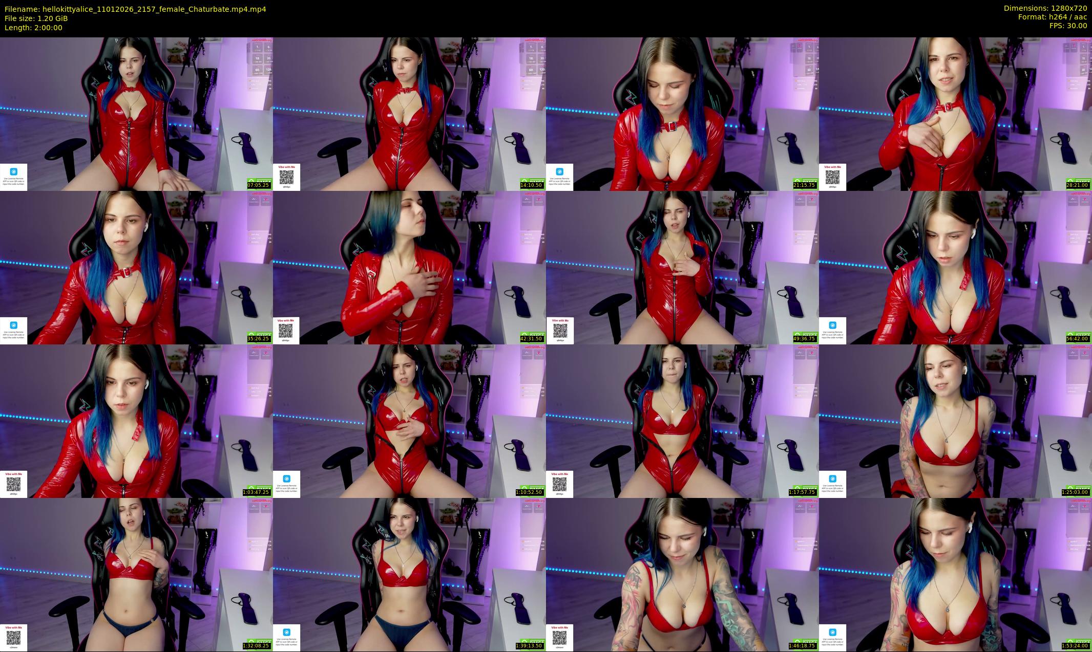 hellokittyalice — 120 minute Chaturbate female cam show recording, 720p, Jan 11, 2026