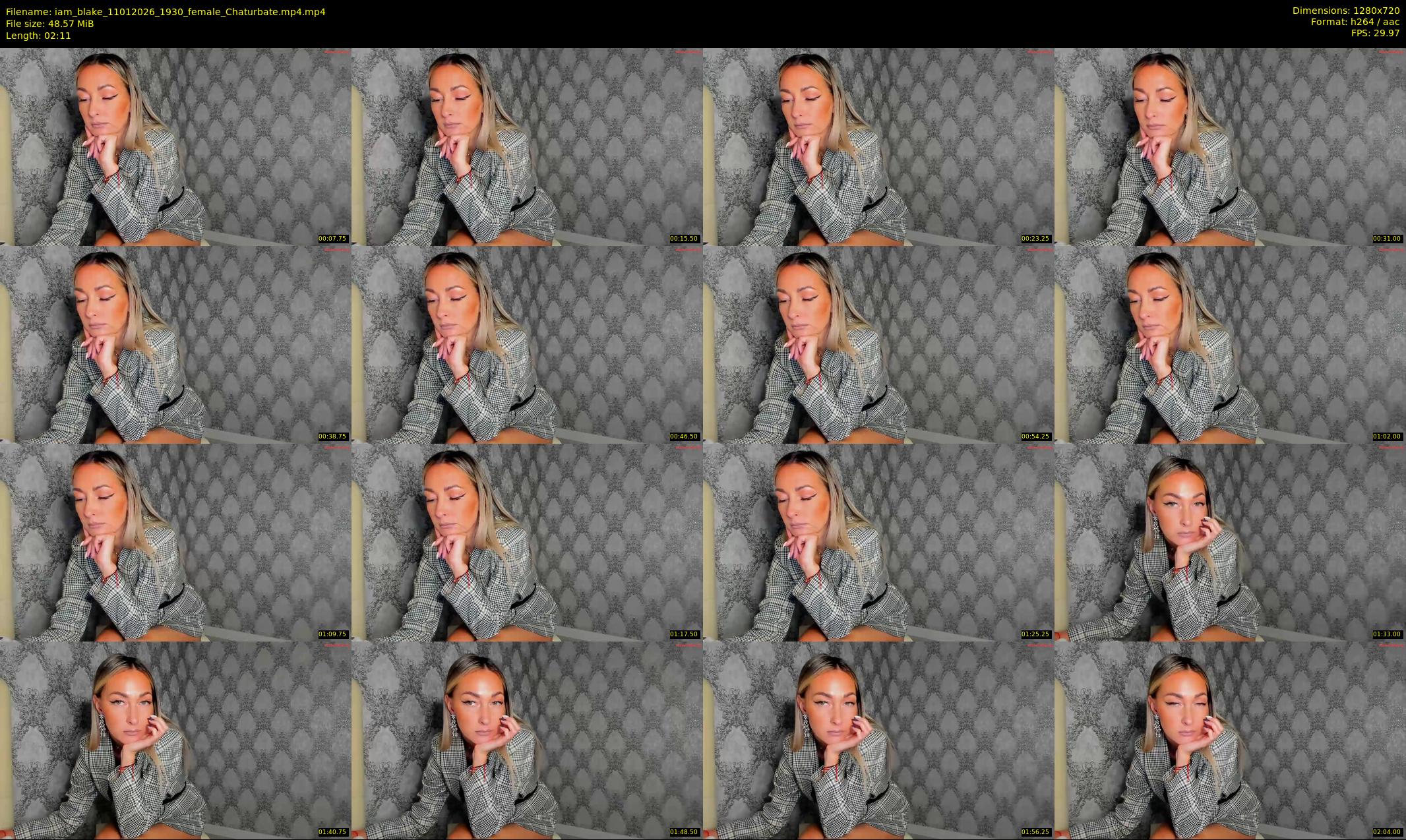 iam_blake — 3 minute Chaturbate female cam show recording, 720p, Jan 11, 2026