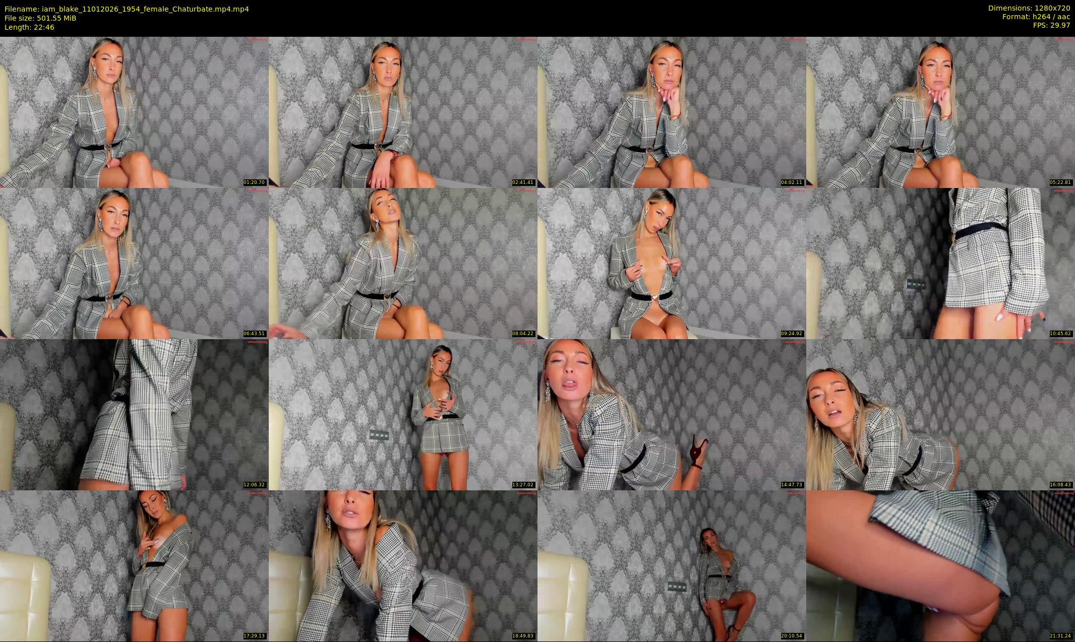 iam_blake — 23 minute Chaturbate female cam show recording, 720p, Jan 11, 2026