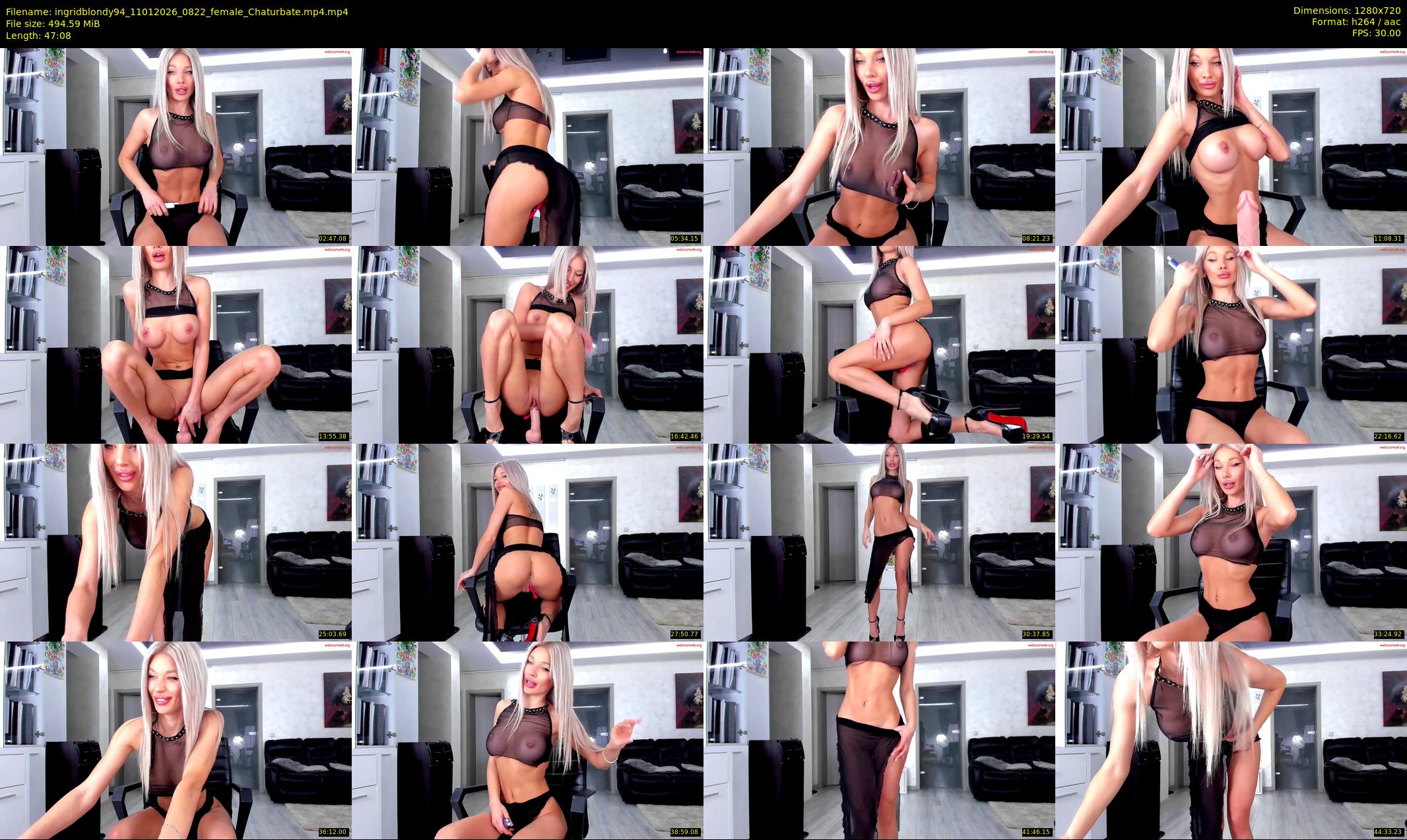 ingridblondy94 — 48 minute Chaturbate female cam show recording, 720p, Jan 11, 2026