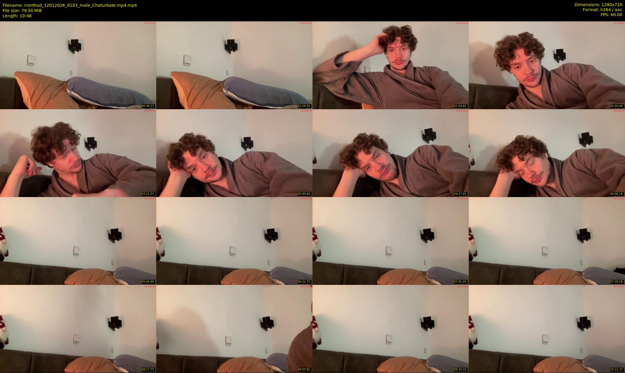 ironthud — 11 minute Chaturbate male cam show recording, 720p, Jan 12, 2026