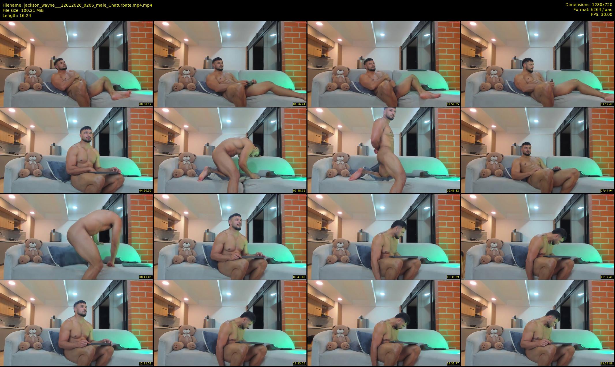 jackson_wayne__ — 17 minute Chaturbate male cam show recording, 720p, Jan 12, 2026