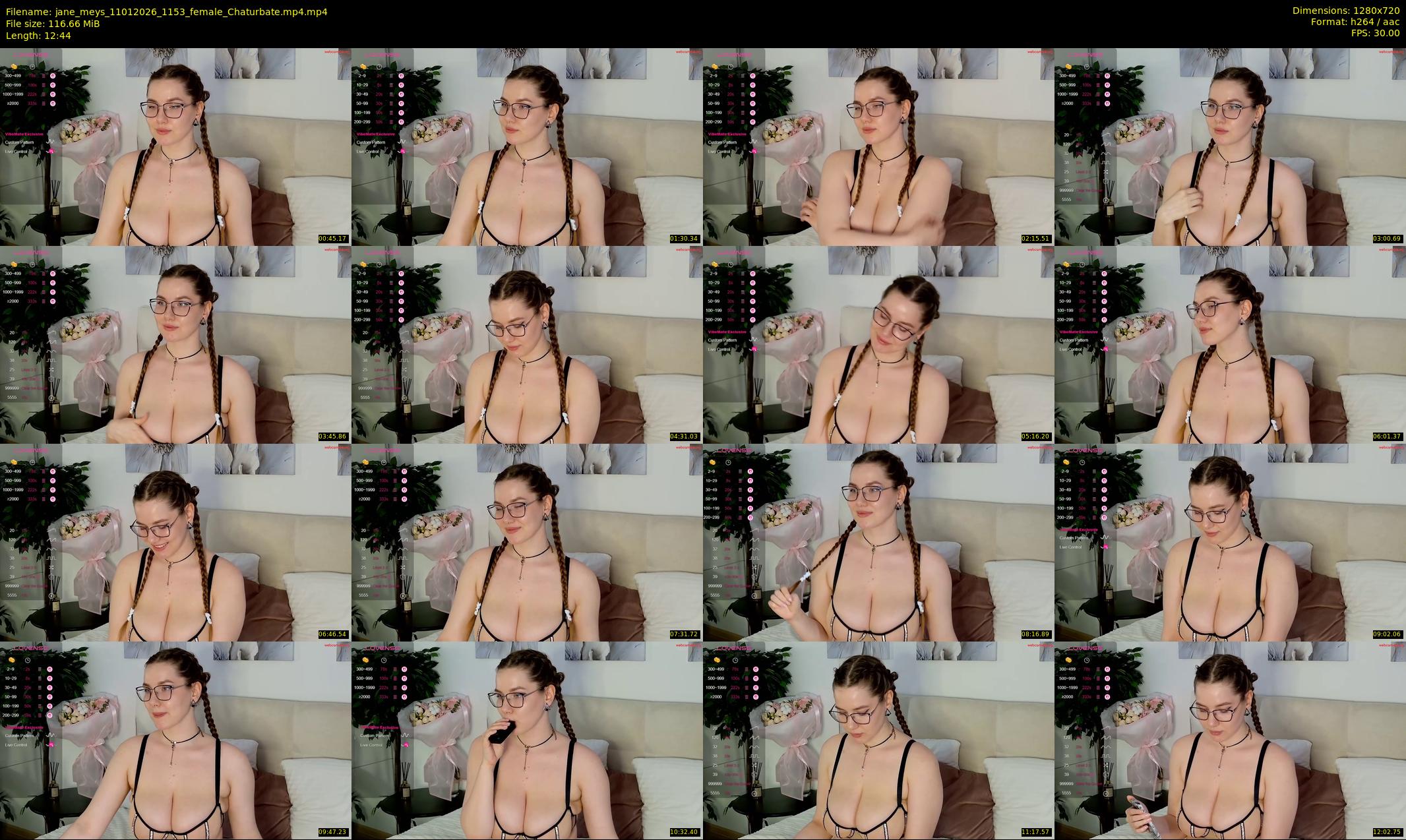 jane_meys — 13 minute Chaturbate female cam show recording, 720p, Jan 11, 2026