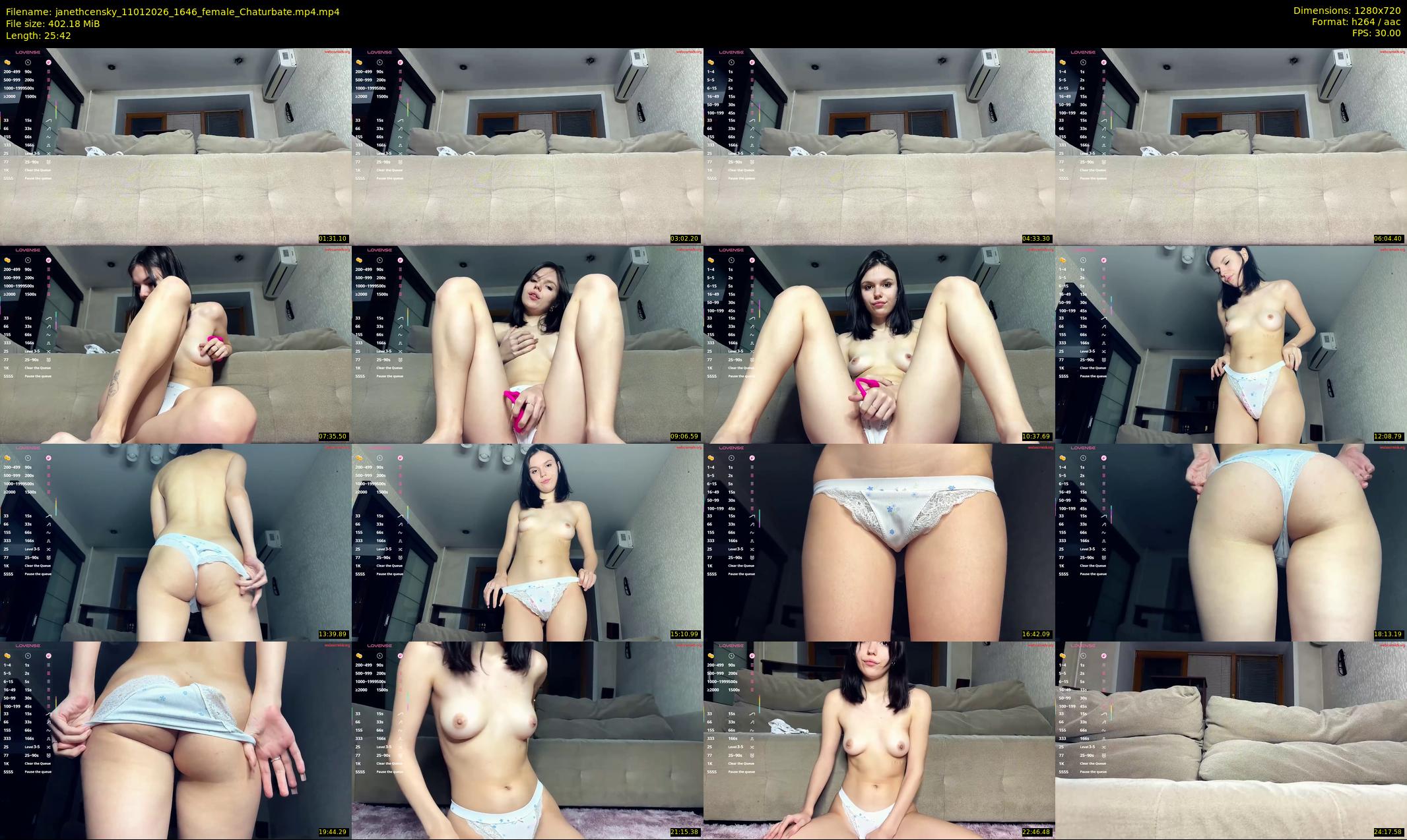janethcensky — 26 minute Chaturbate female cam show recording, 720p, Jan 11, 2026