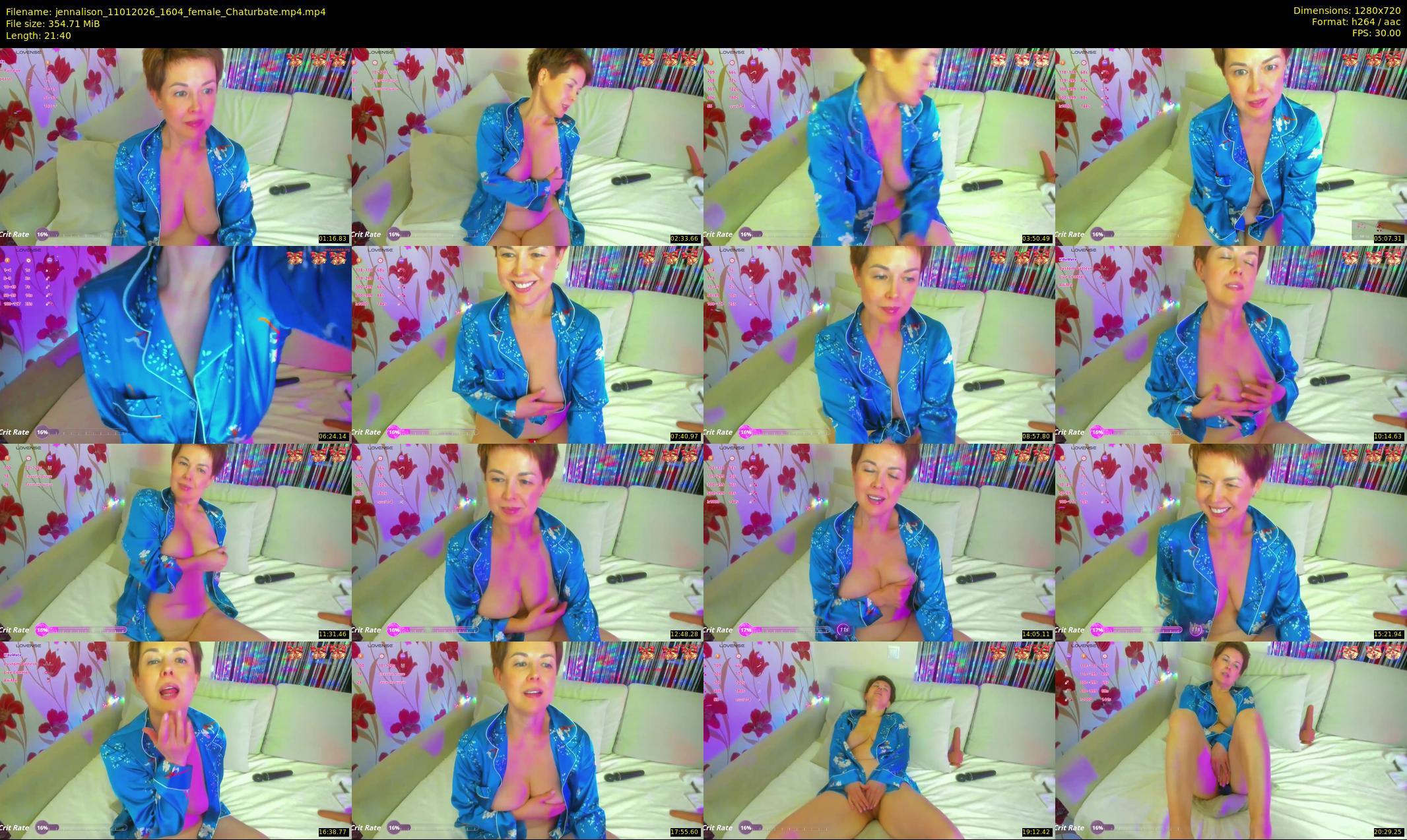 jennalison — 22 minute Chaturbate female cam show recording, 720p, Jan 11, 2026
