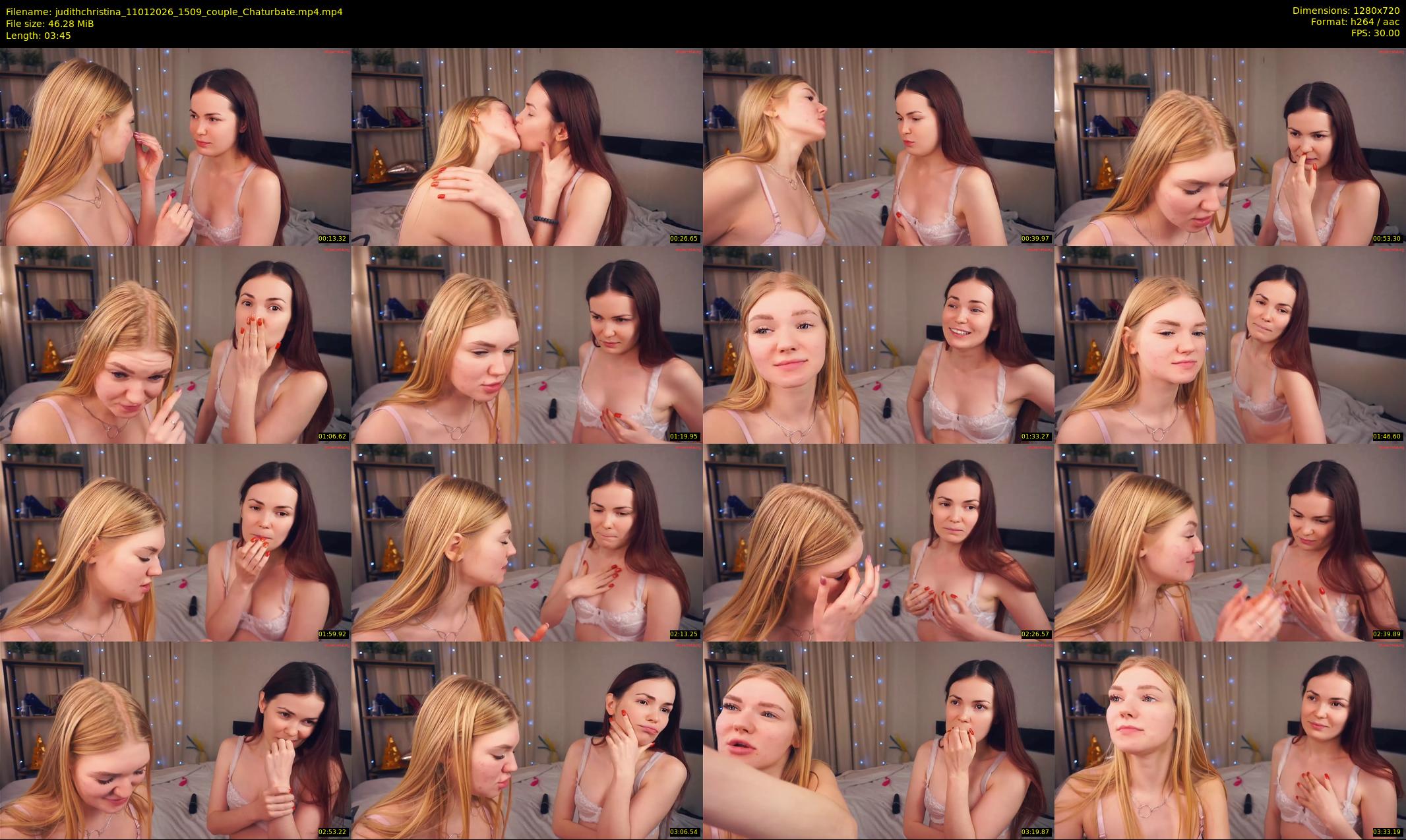 judithchristina — 4 minute Chaturbate female cam show recording, 720p, Jan 11, 2026