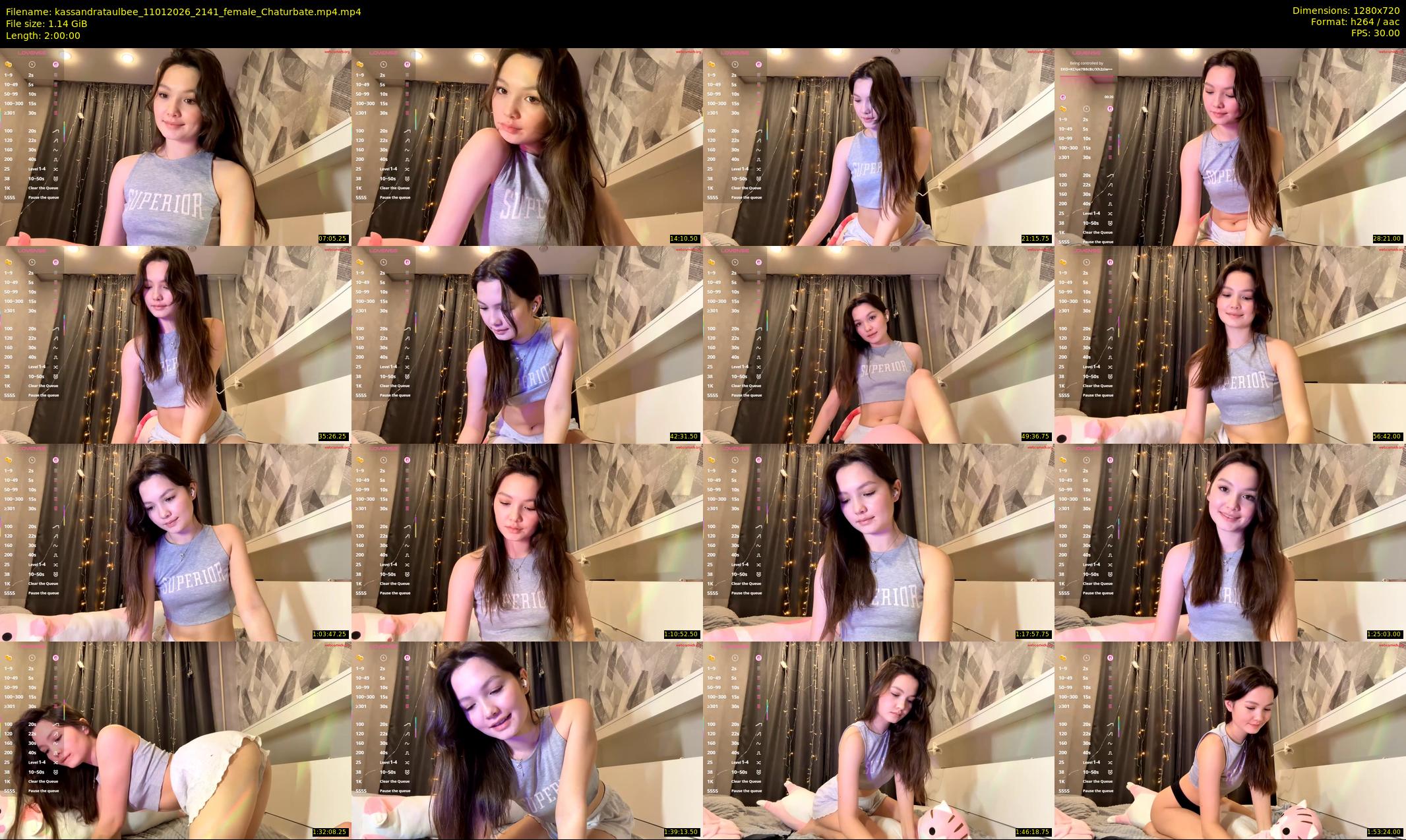 kassandrataulbee — 120 minute Chaturbate female cam show recording, 720p, Jan 11, 2026