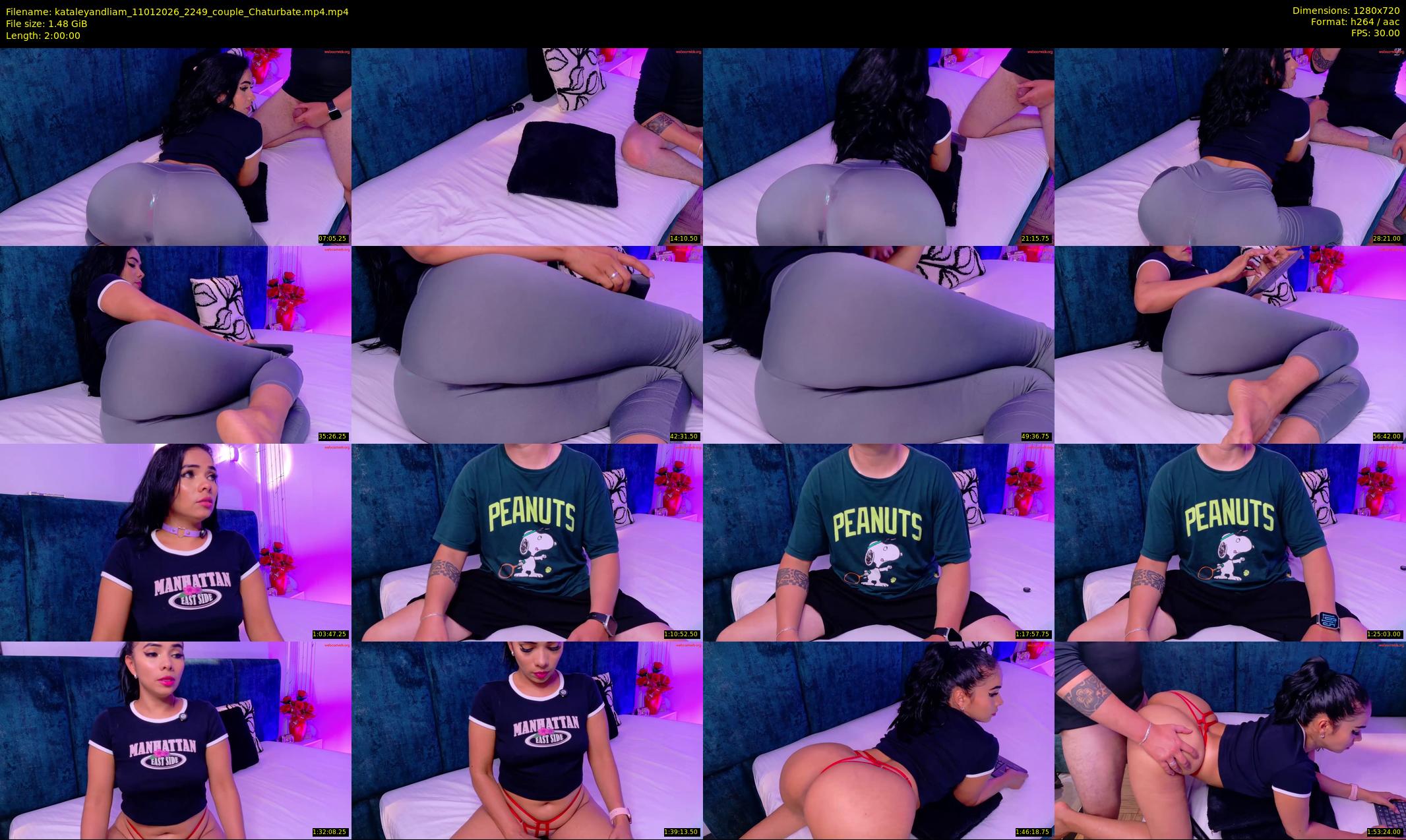 kataleyandliam — 120 minute Chaturbate couple cam show recording, 720p, Jan 11, 2026