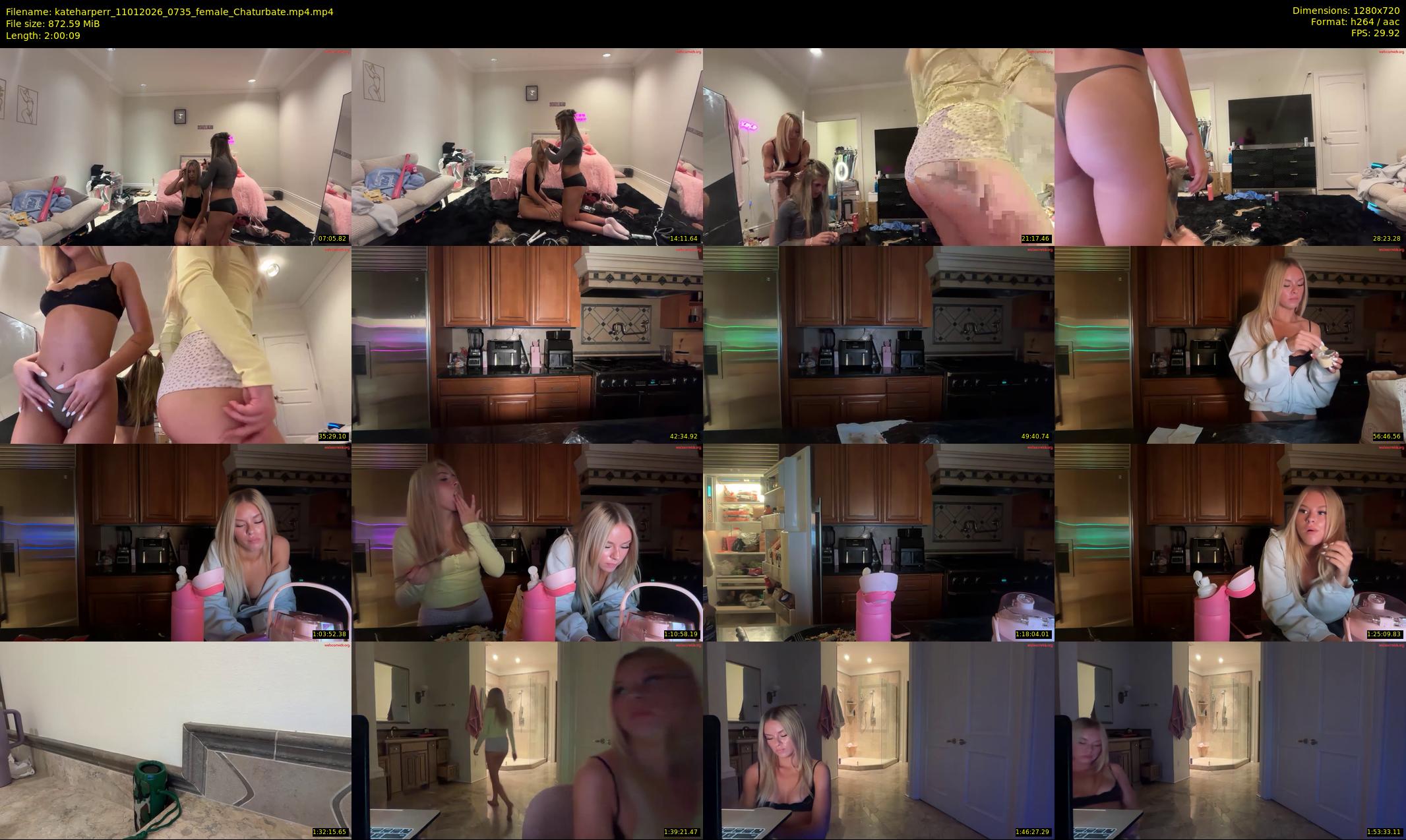 kateharperr — 121 minute Chaturbate female cam show recording, 720p, Jan 11, 2026