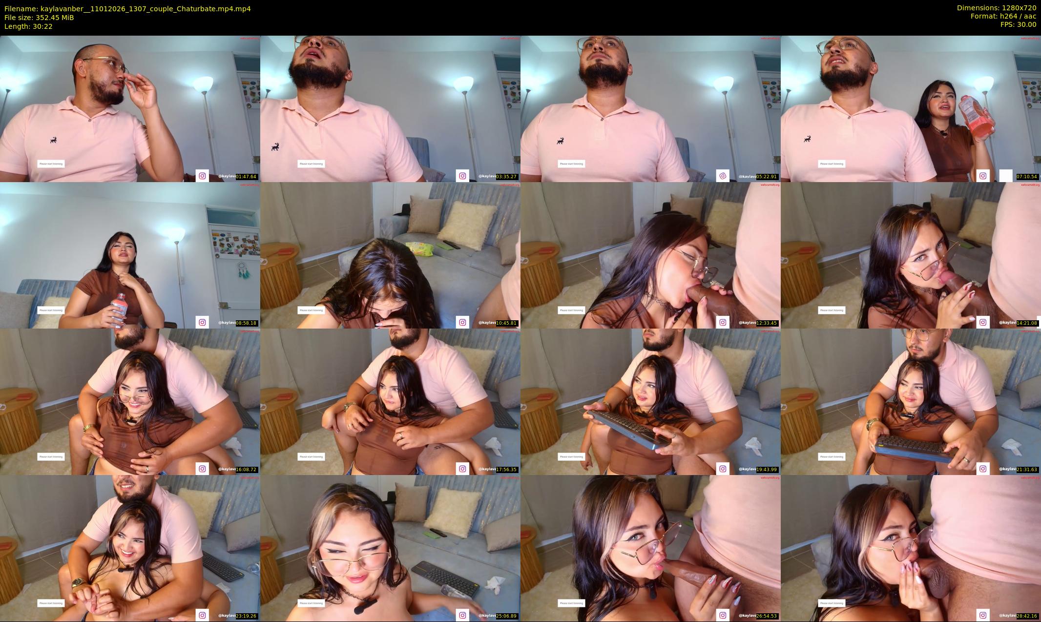 kaylavanber_ — 31 minute Chaturbate couple cam show recording, 720p, Jan 11, 2026