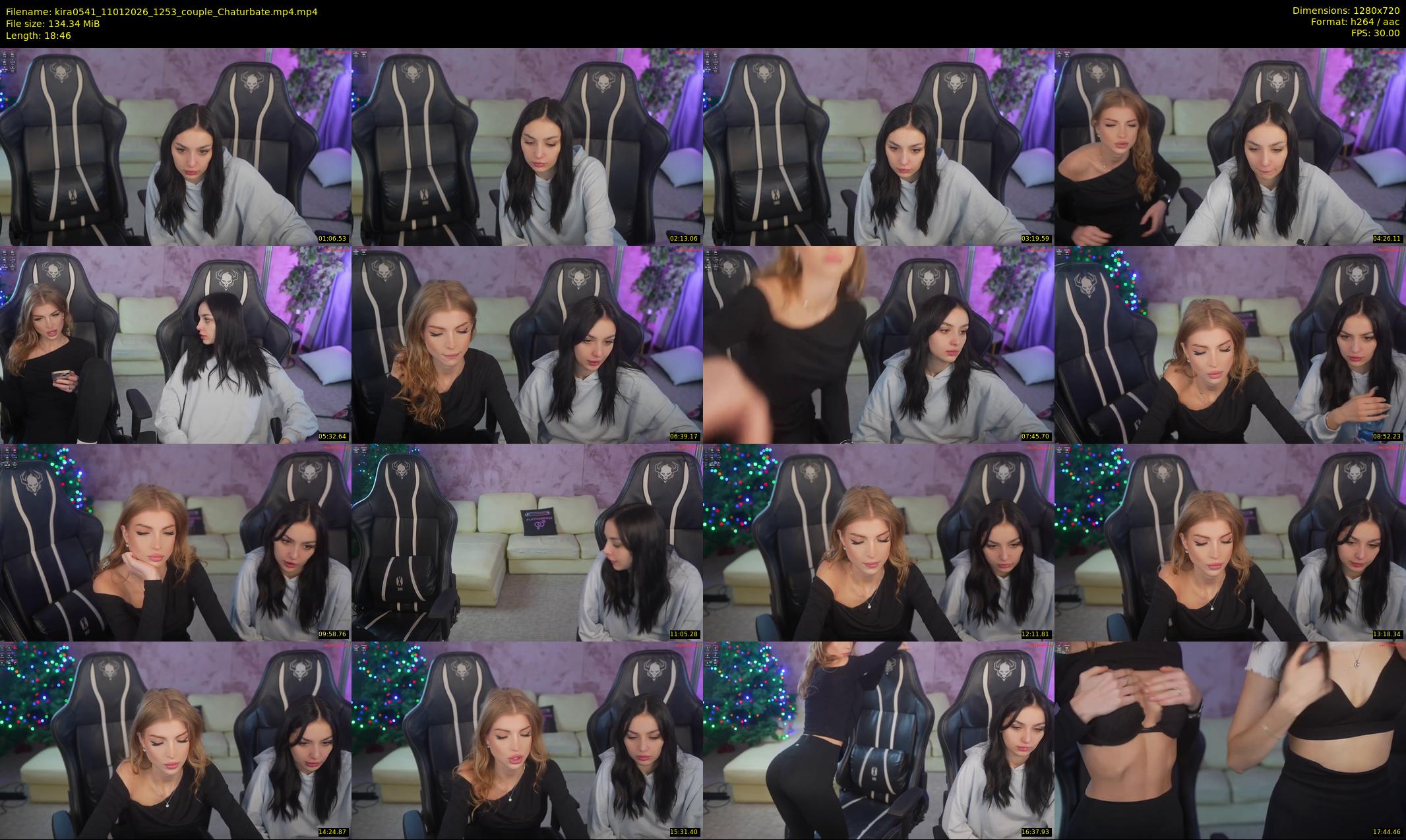 kira0541 — 19 minute Chaturbate couple cam show recording, 720p, Jan 11, 2026