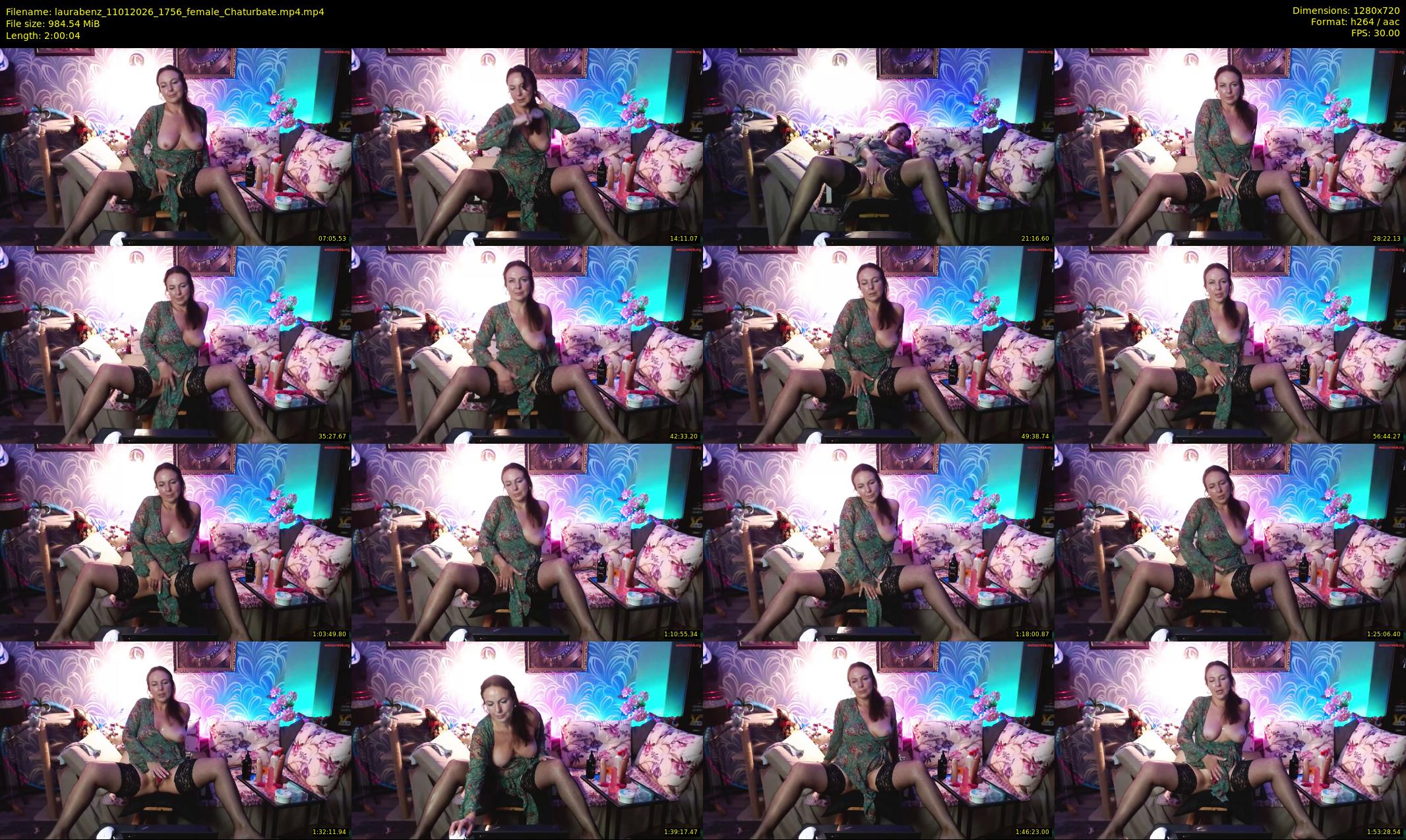 laurabenz — 121 minute Chaturbate female cam show recording, 720p, Jan 11, 2026