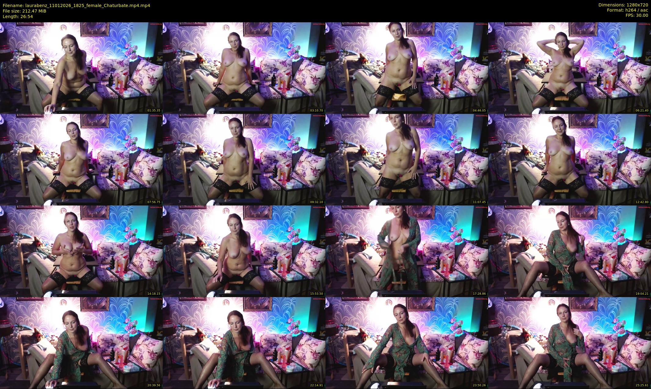 laurabenz — 27 minute Chaturbate female cam show recording, 720p, Jan 11, 2026