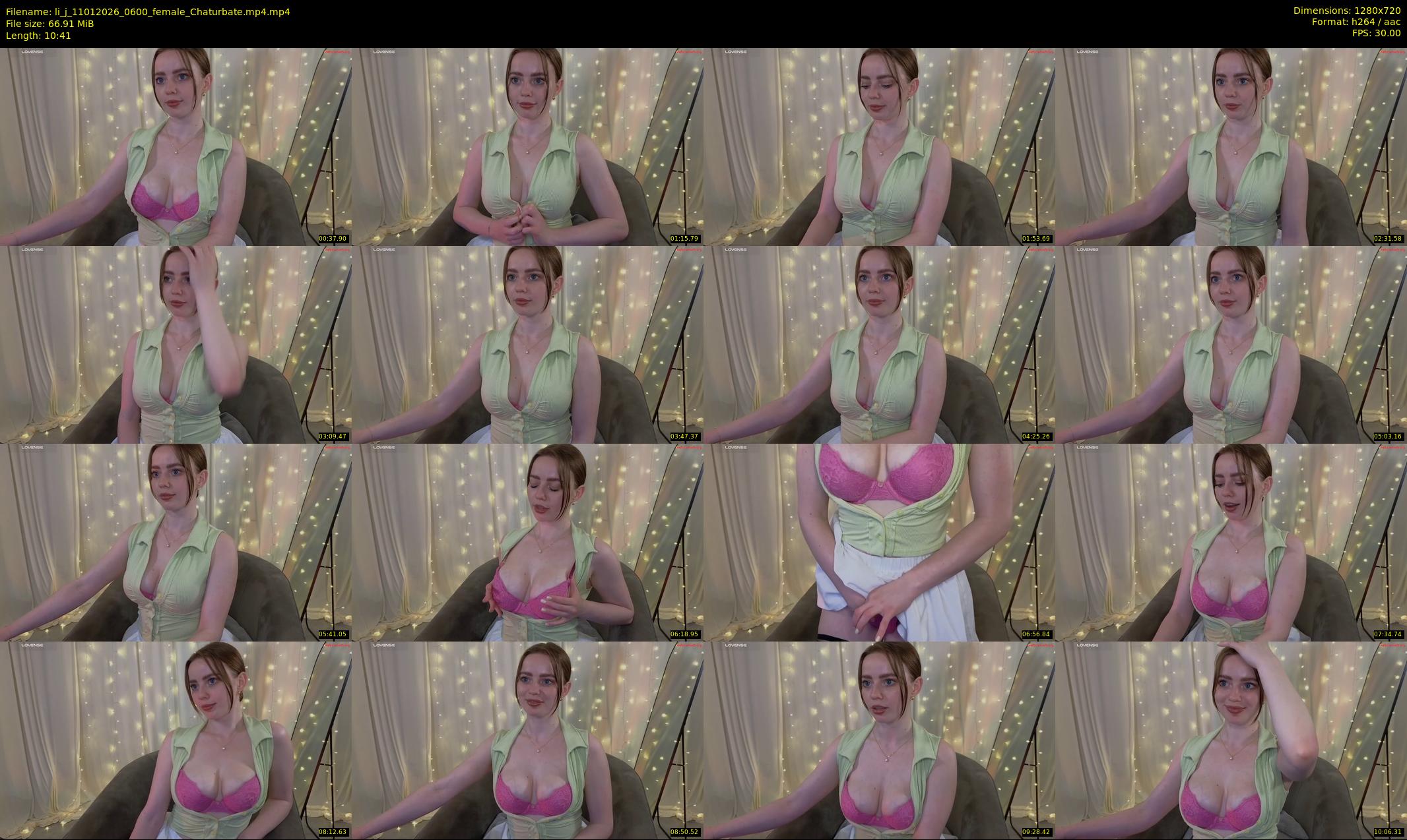 li_j — 11 minute Chaturbate female cam show recording, 720p, Jan 11, 2026