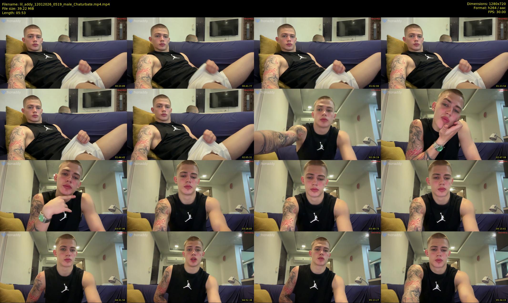 lil_addy — 6 minute Chaturbate male cam show recording, 720p, Jan 12, 2026