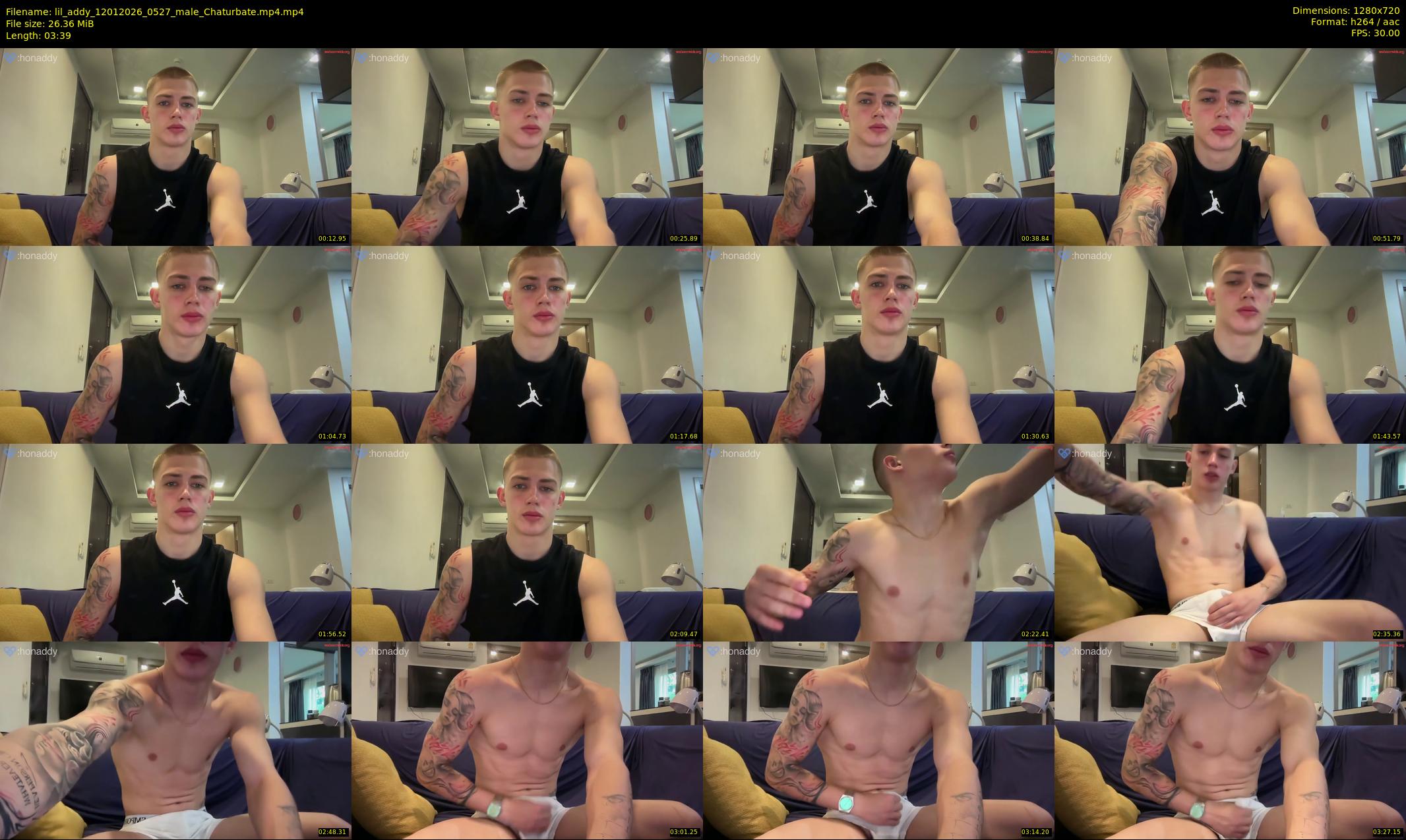 lil_addy — 4 minute Chaturbate male cam show recording, 720p, Jan 12, 2026