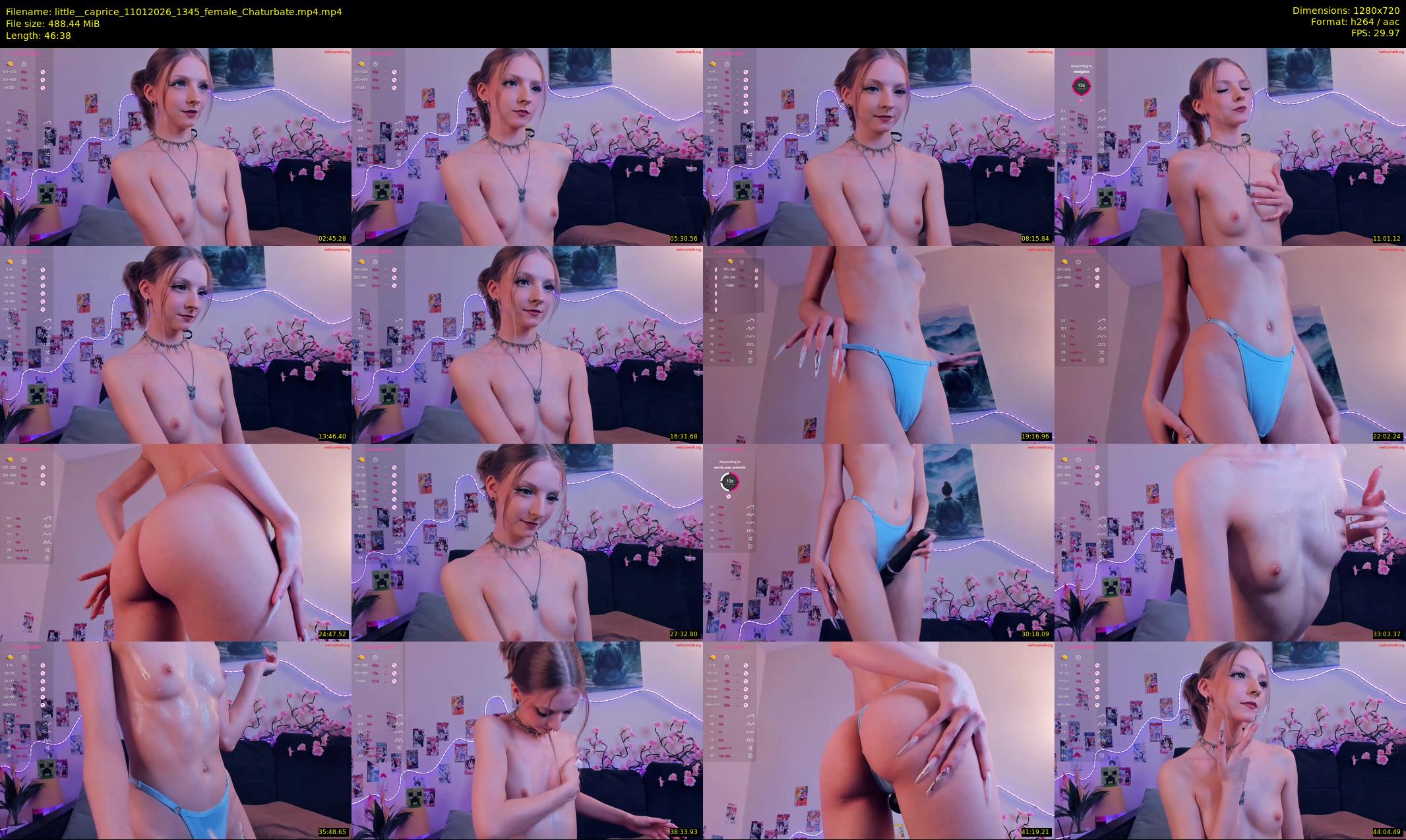 little__caprice — 47 minute Chaturbate female cam show recording, 720p, Jan 11, 2026