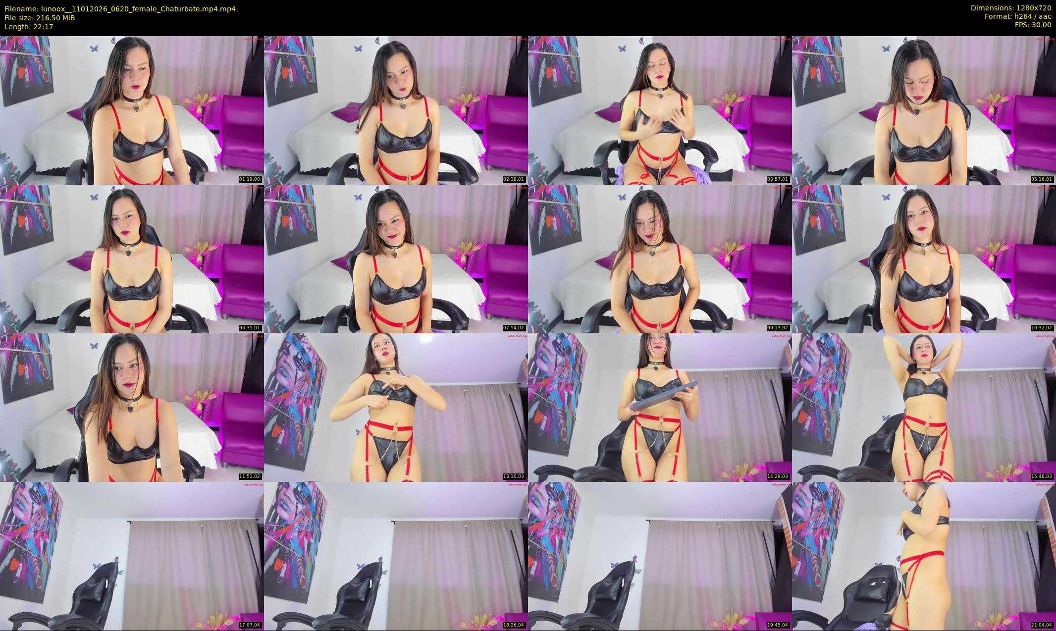 lunoox_ — 23 minute Chaturbate female cam show recording, 720p, Jan 11, 2026