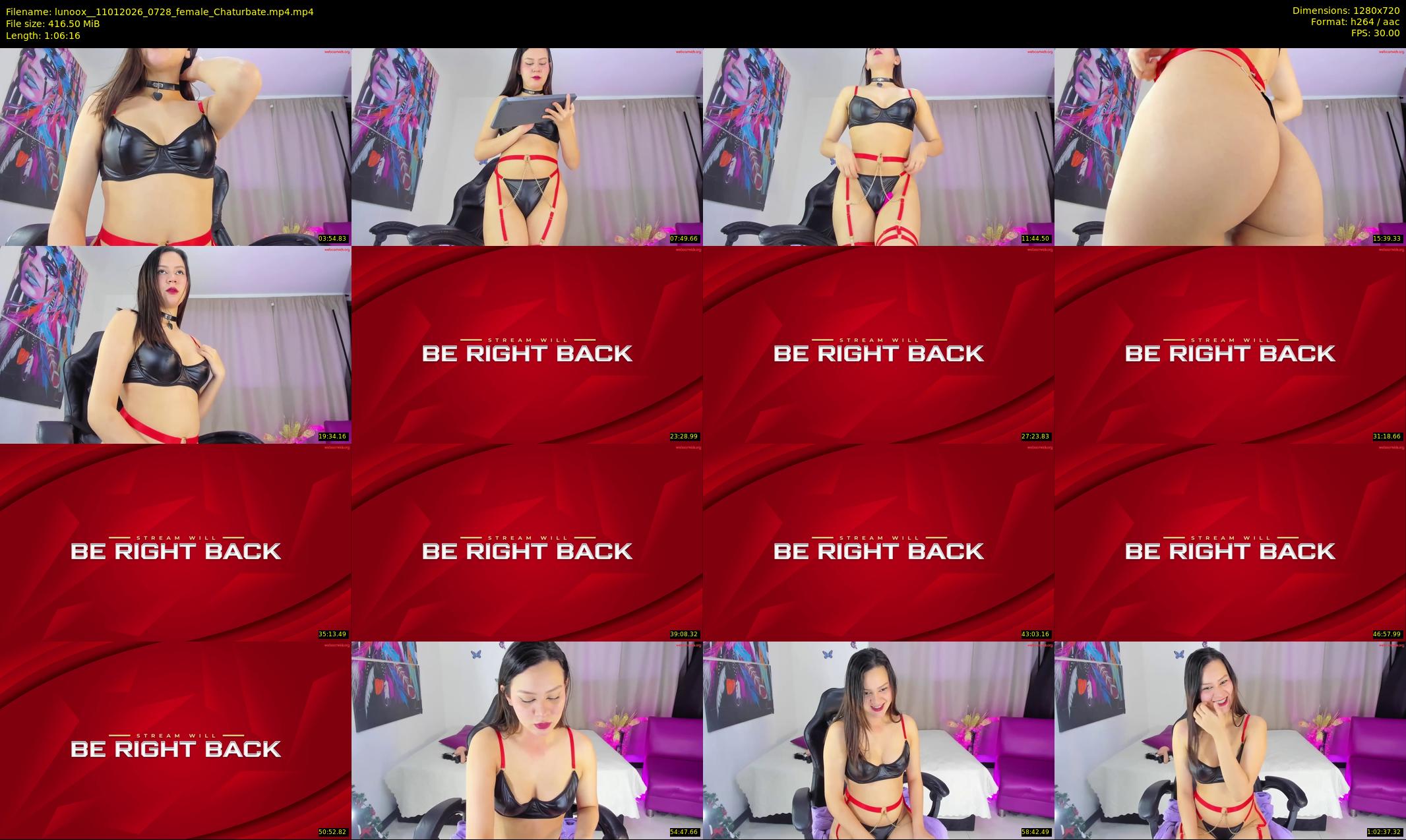 lunoox_ — 67 minute Chaturbate female cam show recording, 720p, Jan 11, 2026
