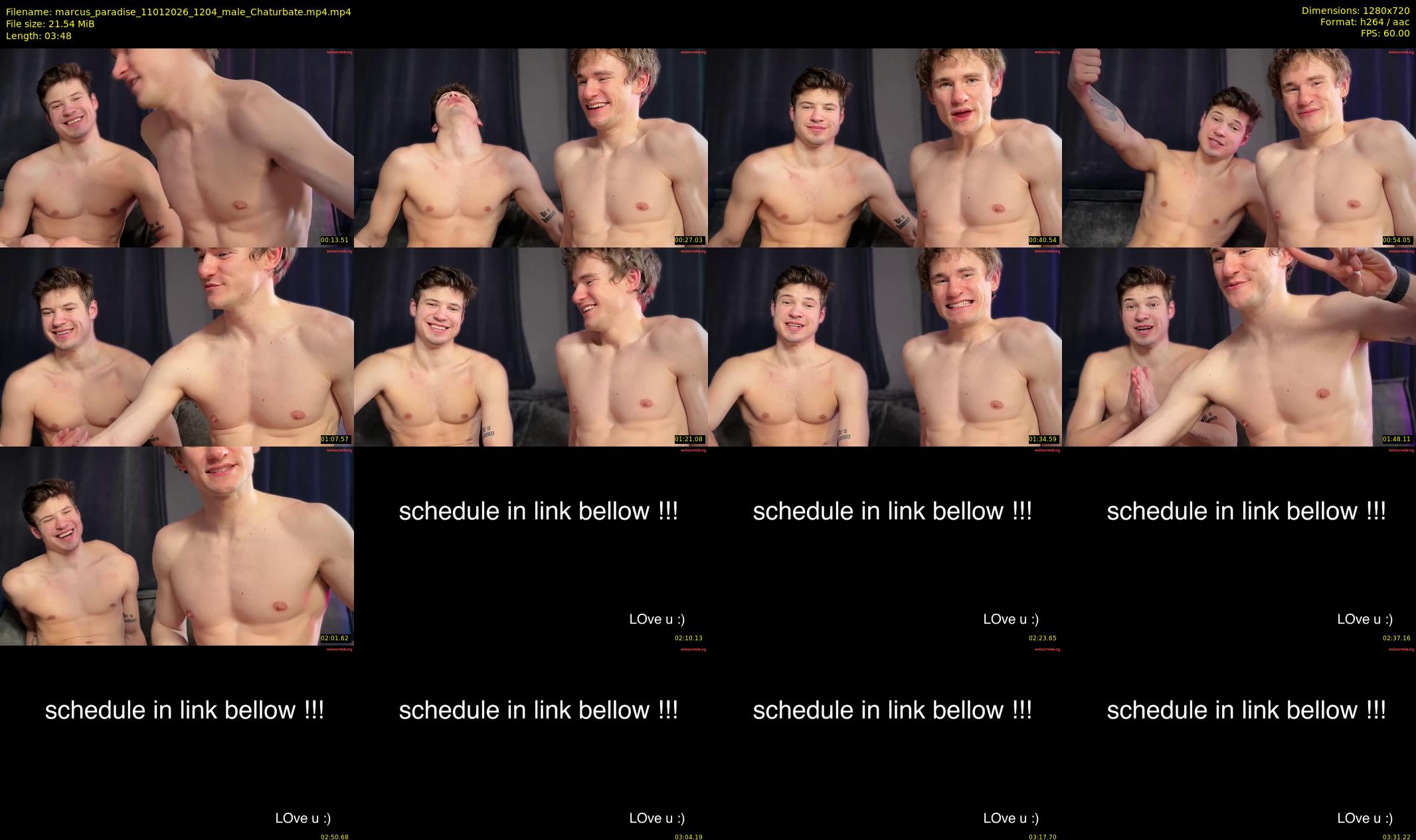 marcus_paradise — 4 minute Chaturbate male cam show recording, 720p, Jan 11, 2026