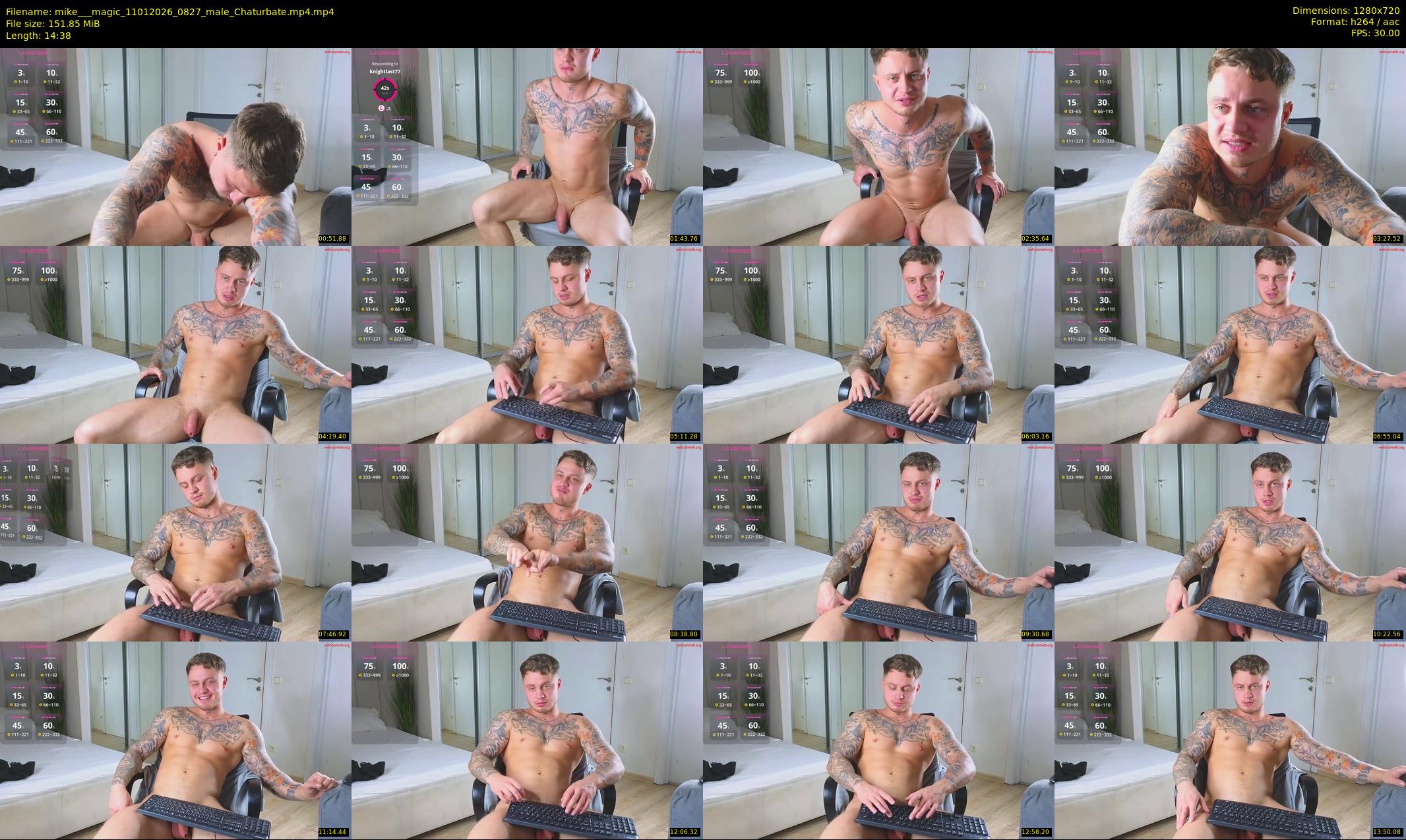 mike___magic — 15 minute Chaturbate male cam show recording, 720p, Jan 11, 2026
