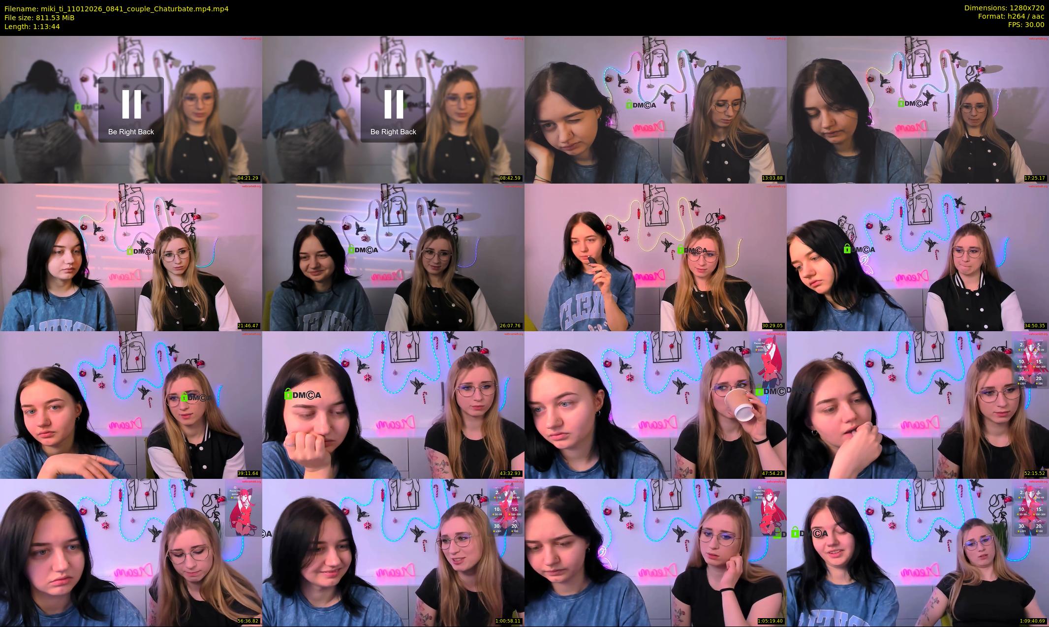 miki_ti — 74 minute Chaturbate female cam show recording, 720p, Jan 11, 2026
