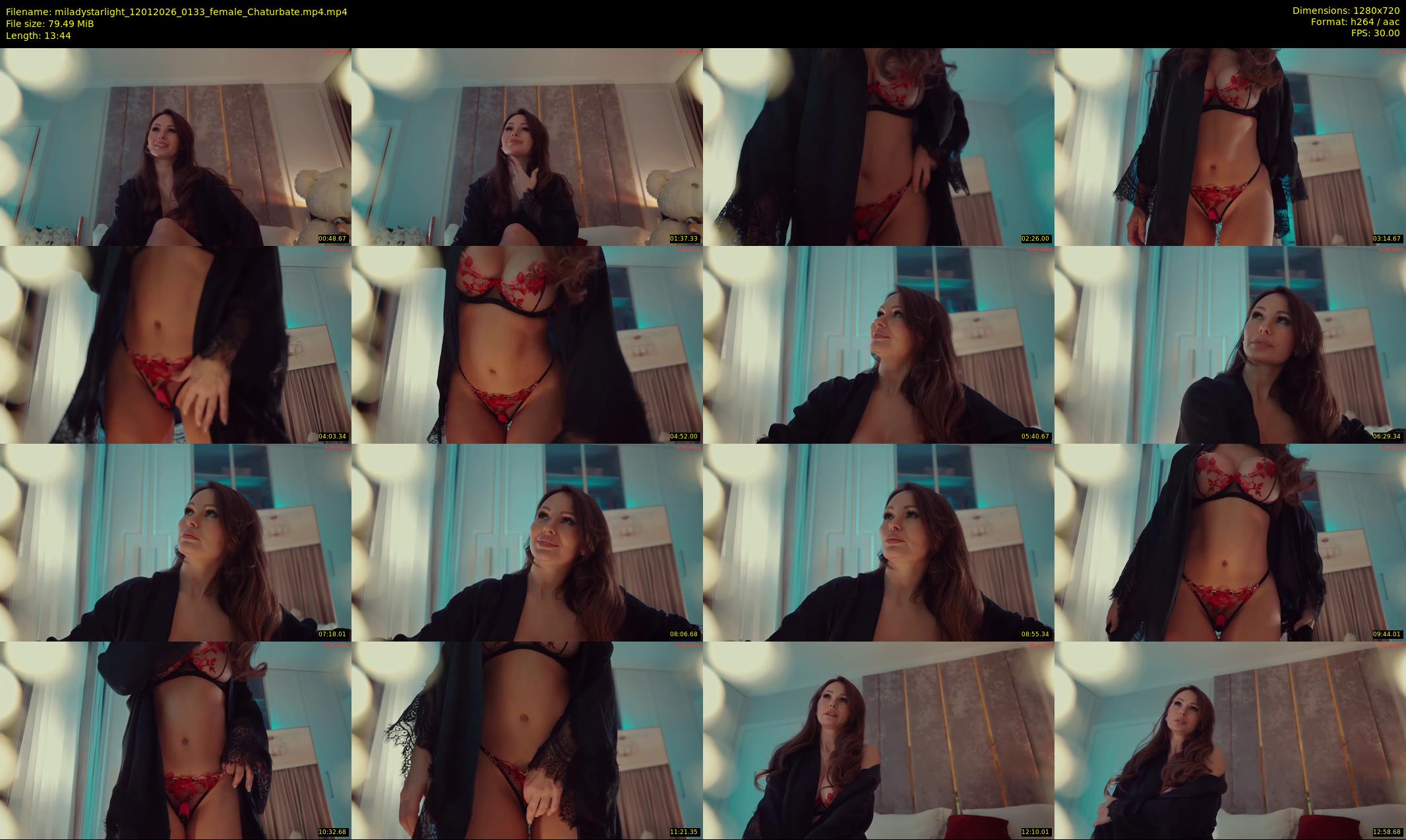 miladystarlight — 14 minute Chaturbate female cam show recording, 720p, Jan 12, 2026