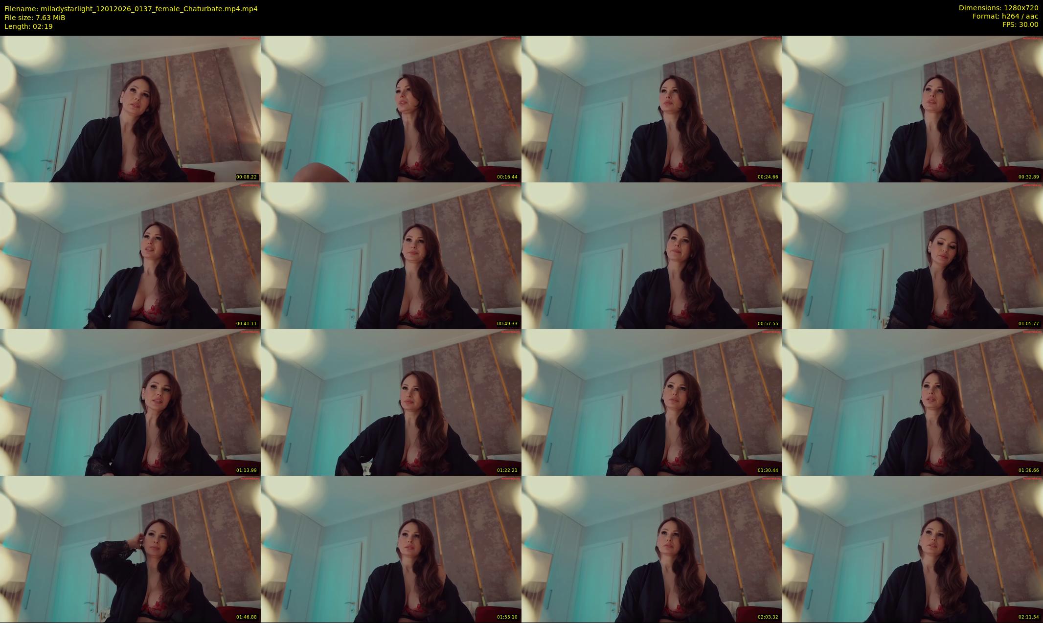 miladystarlight — 3 minute Chaturbate female cam show recording, 720p, Jan 12, 2026