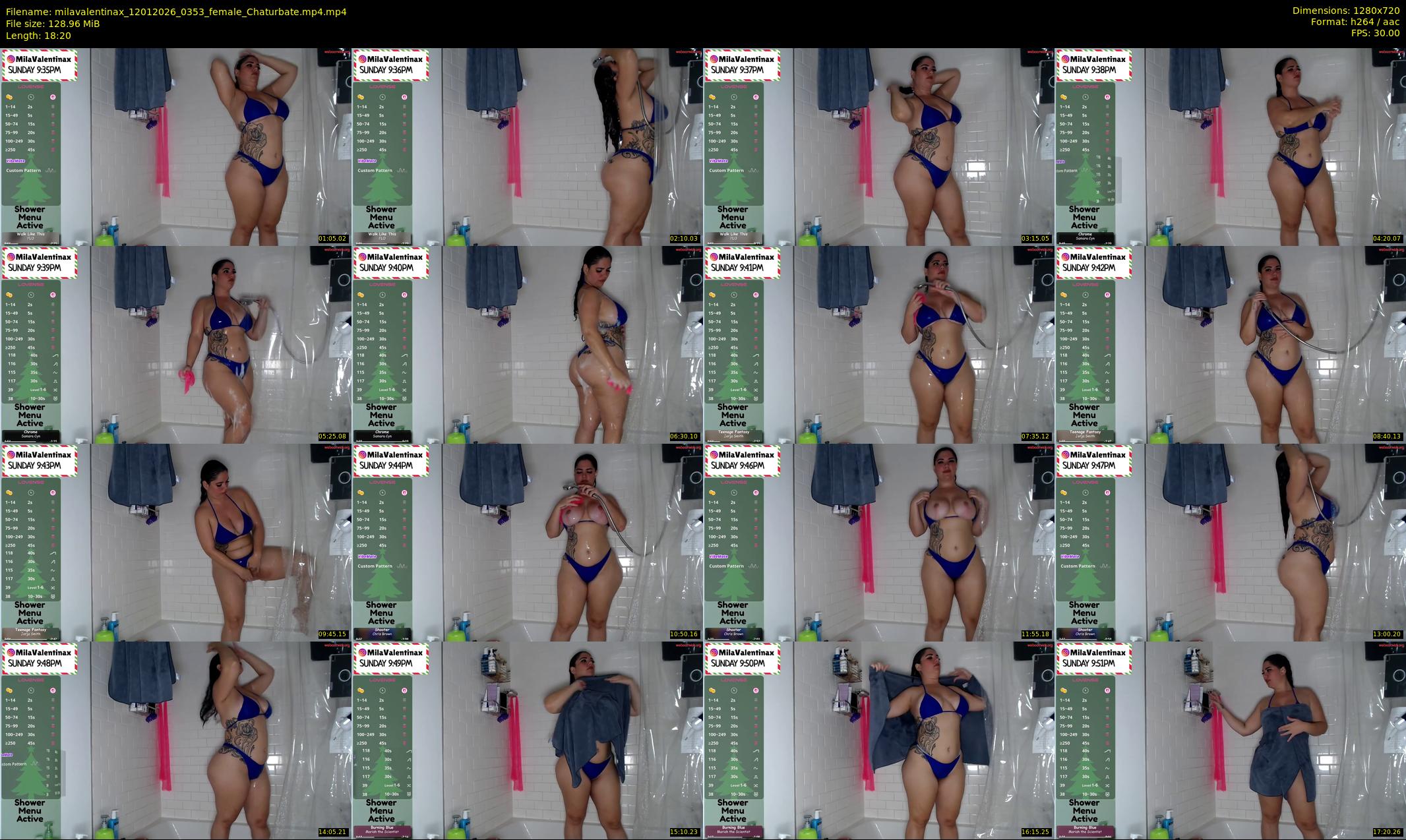 milavalentinax — 19 minute Chaturbate female cam show recording, 720p, Jan 12, 2026