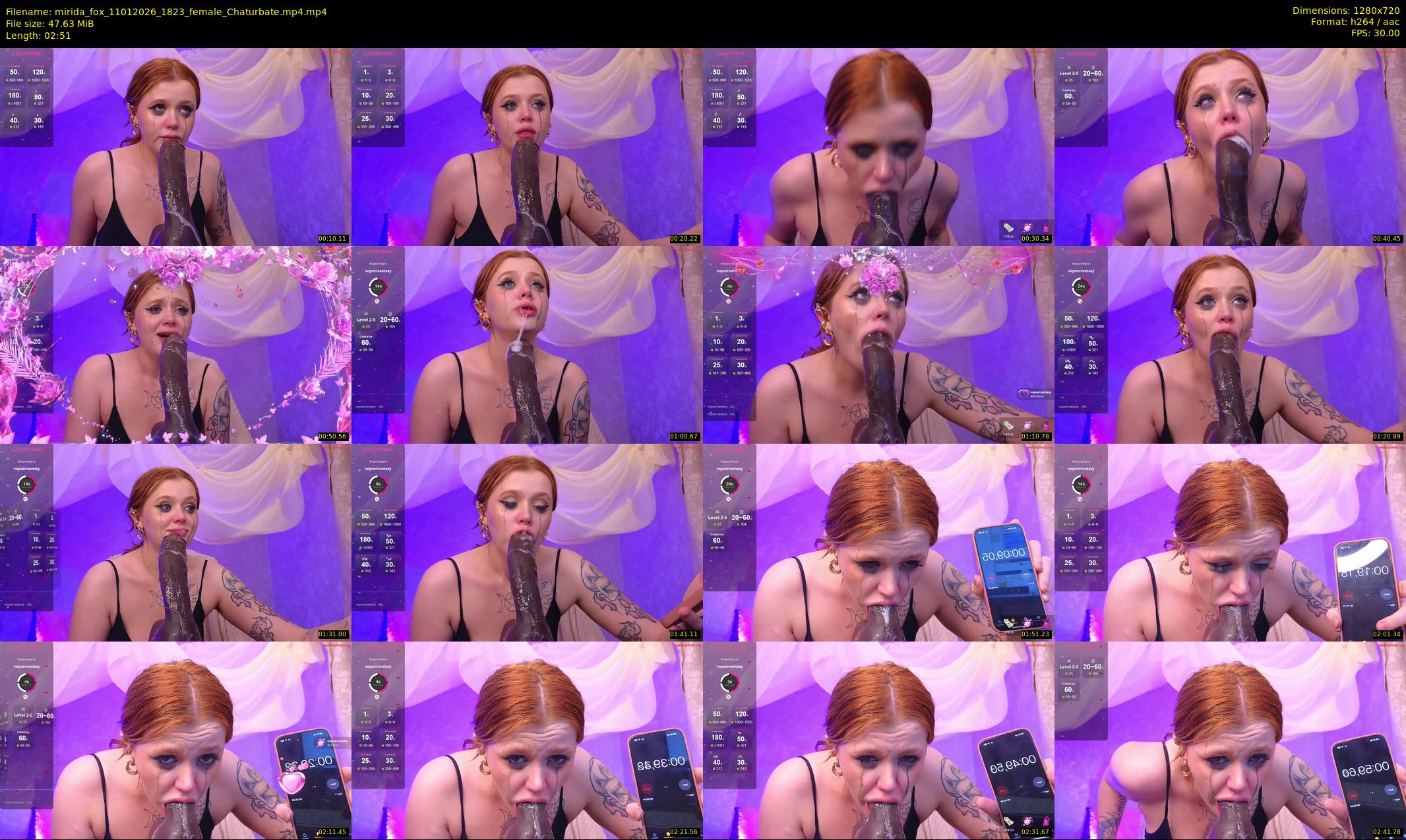 mirida_fox — 3 minute Chaturbate female cam show recording, 720p, Jan 11, 2026